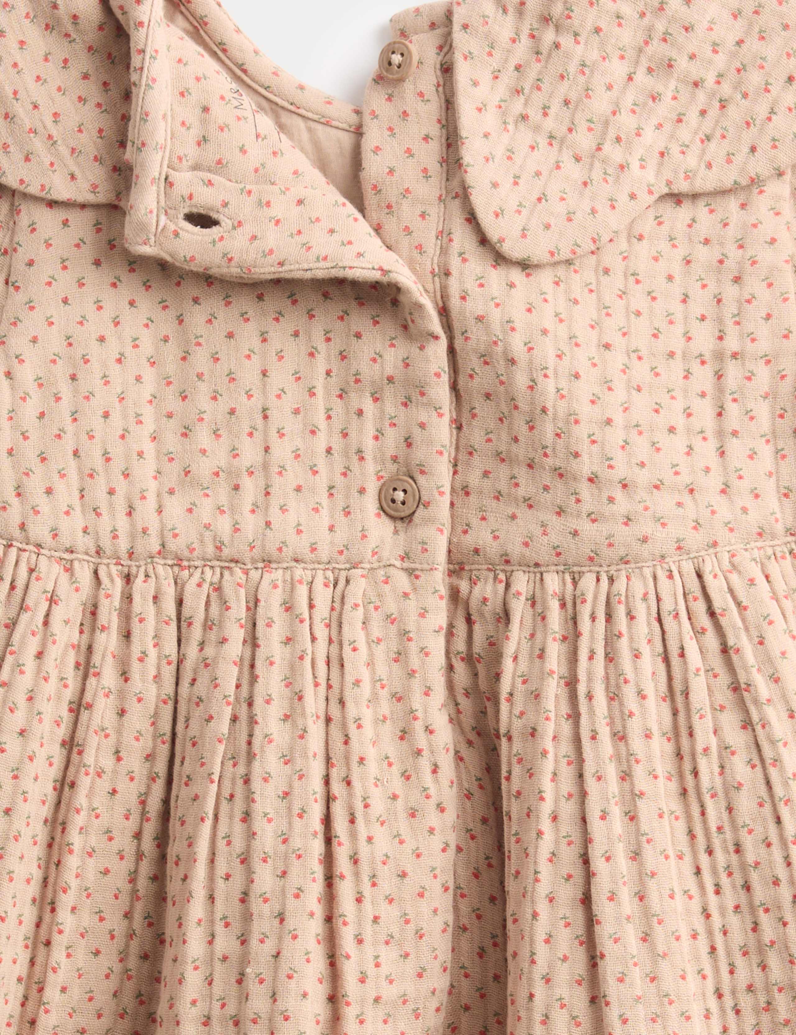 2pc Pure Cotton Ditsy Floral Dress with Tights (0-6 Yrs) 3 of 3