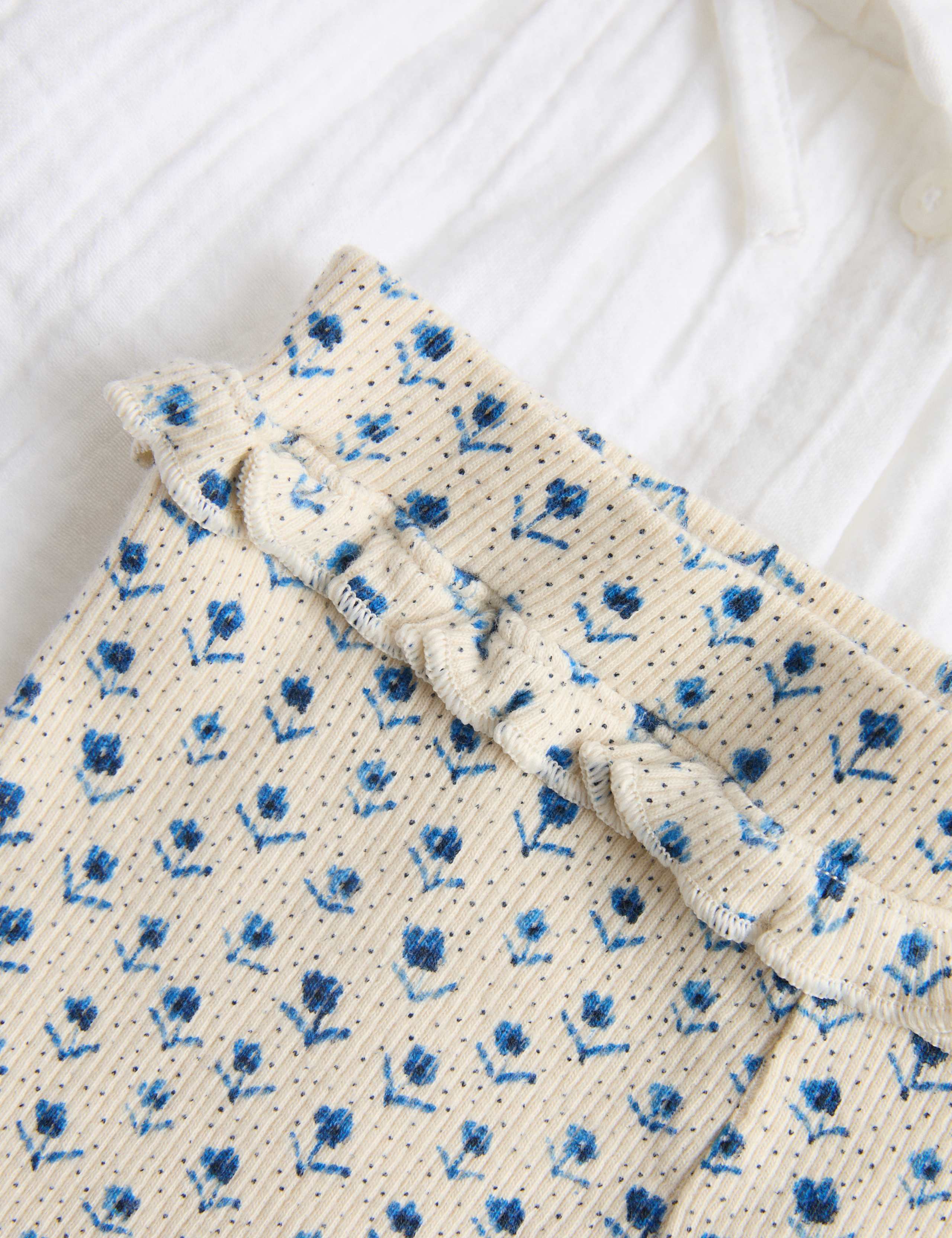 2pc Cotton Bow Blouse with Leggings (0-6 Yrs) 2 of 4