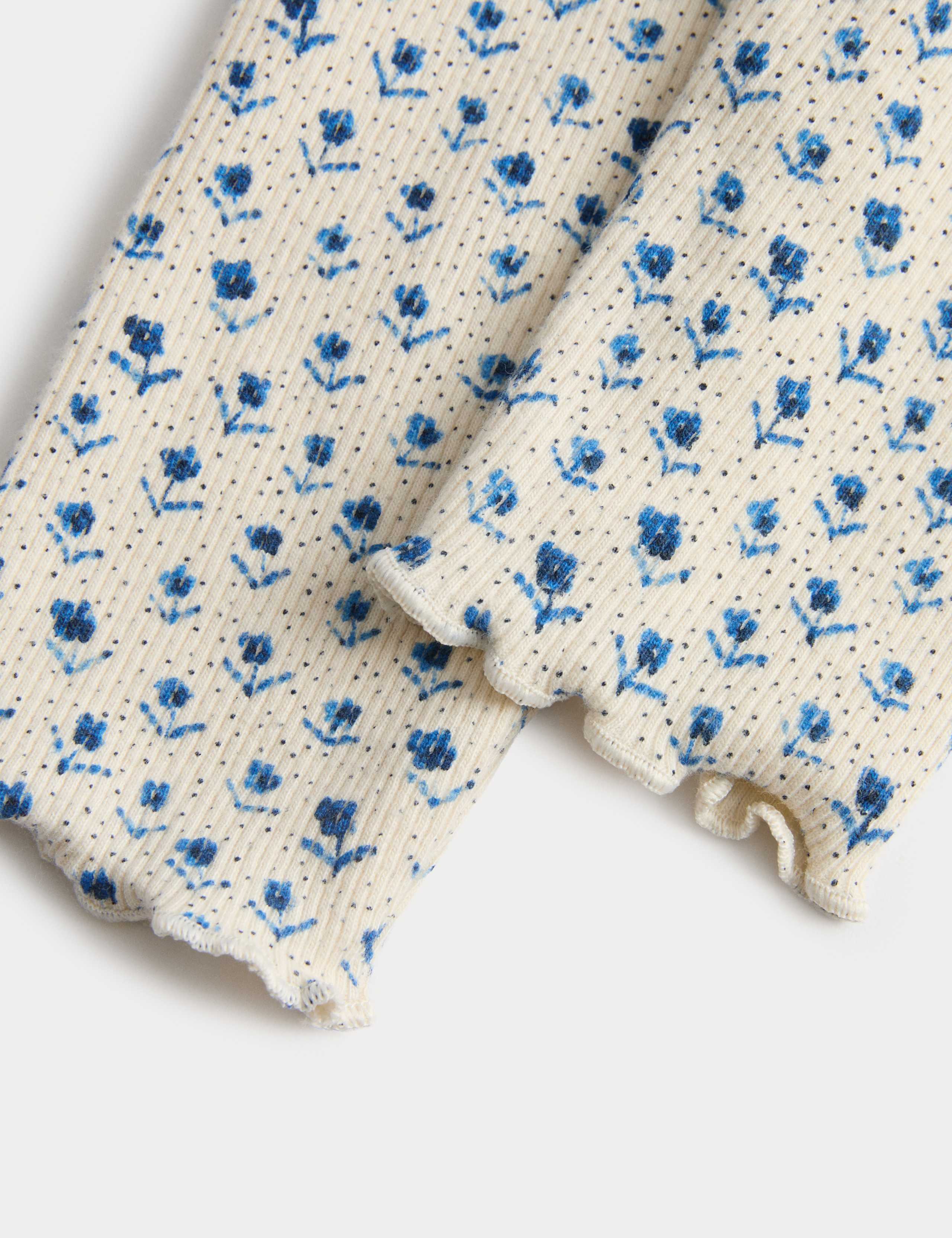 2pc Cotton Bow Blouse with Leggings (0-6 Yrs) 4 of 4