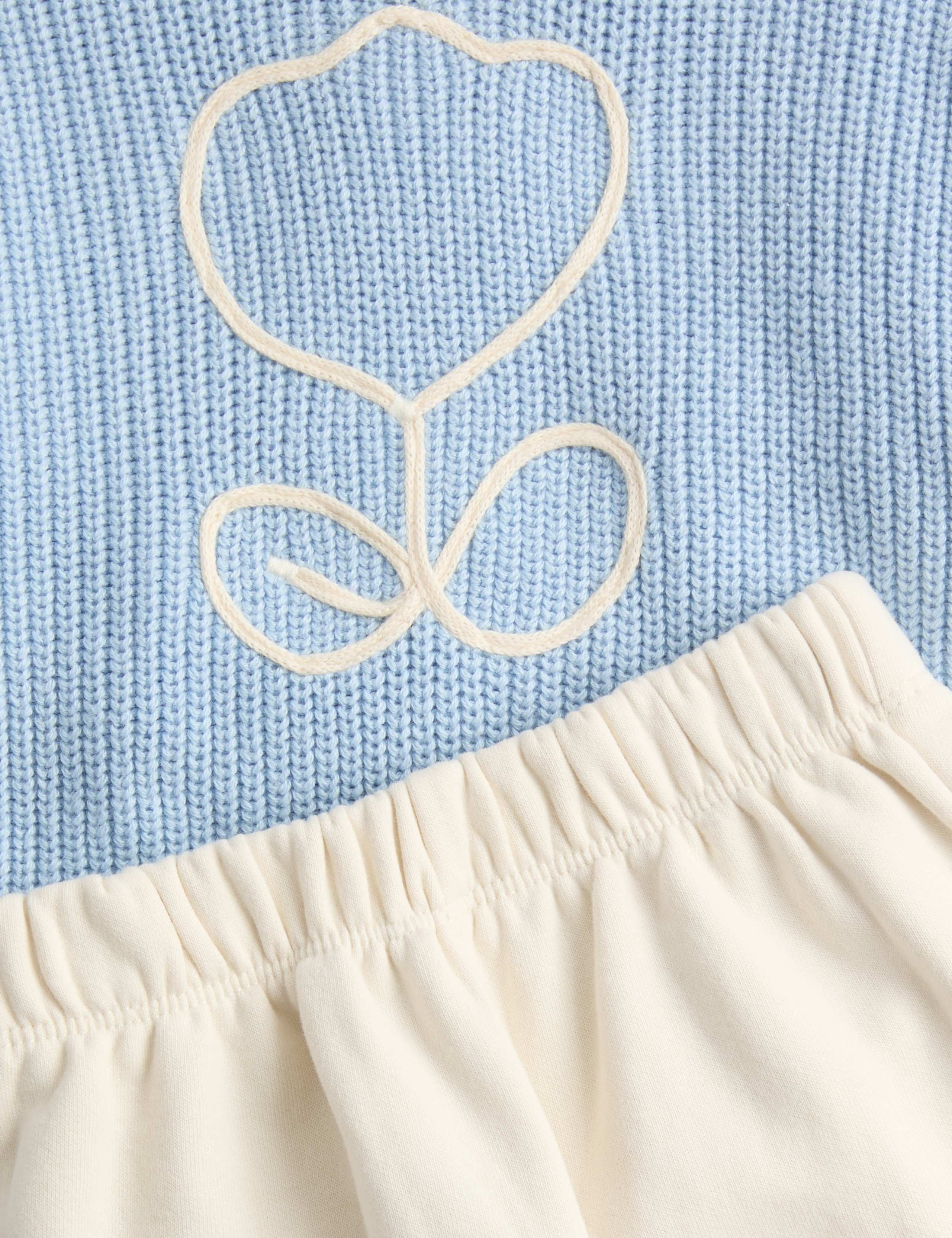 4 Piece Cotton Rich Knitted Outfit (0-6 Years) 2 of 3