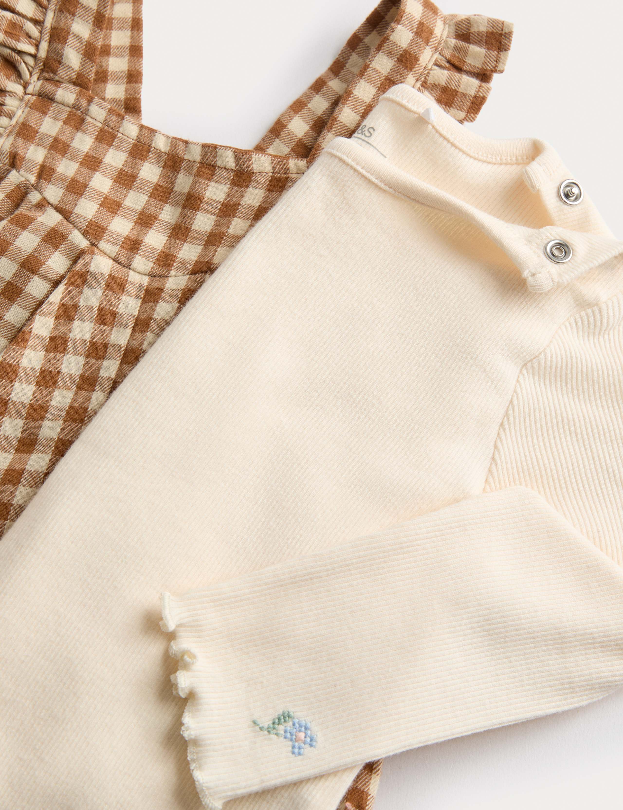 2 Piece Top & Dungaree Set (0-6 Yrs) 2 of 3