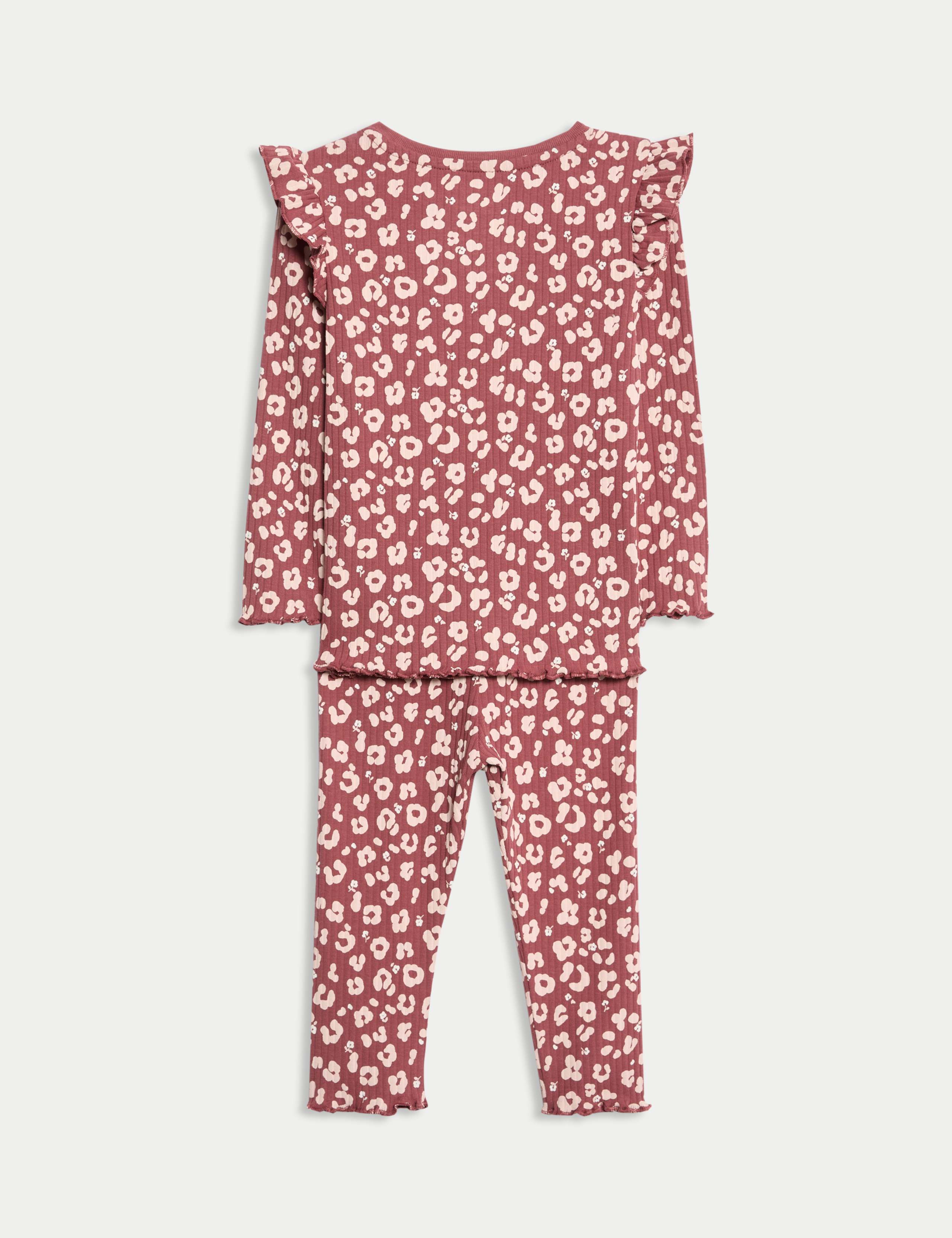 2pc Cotton Rich Leopard Top & Bottom Outfit (0-6 Yrs) 2 of 6