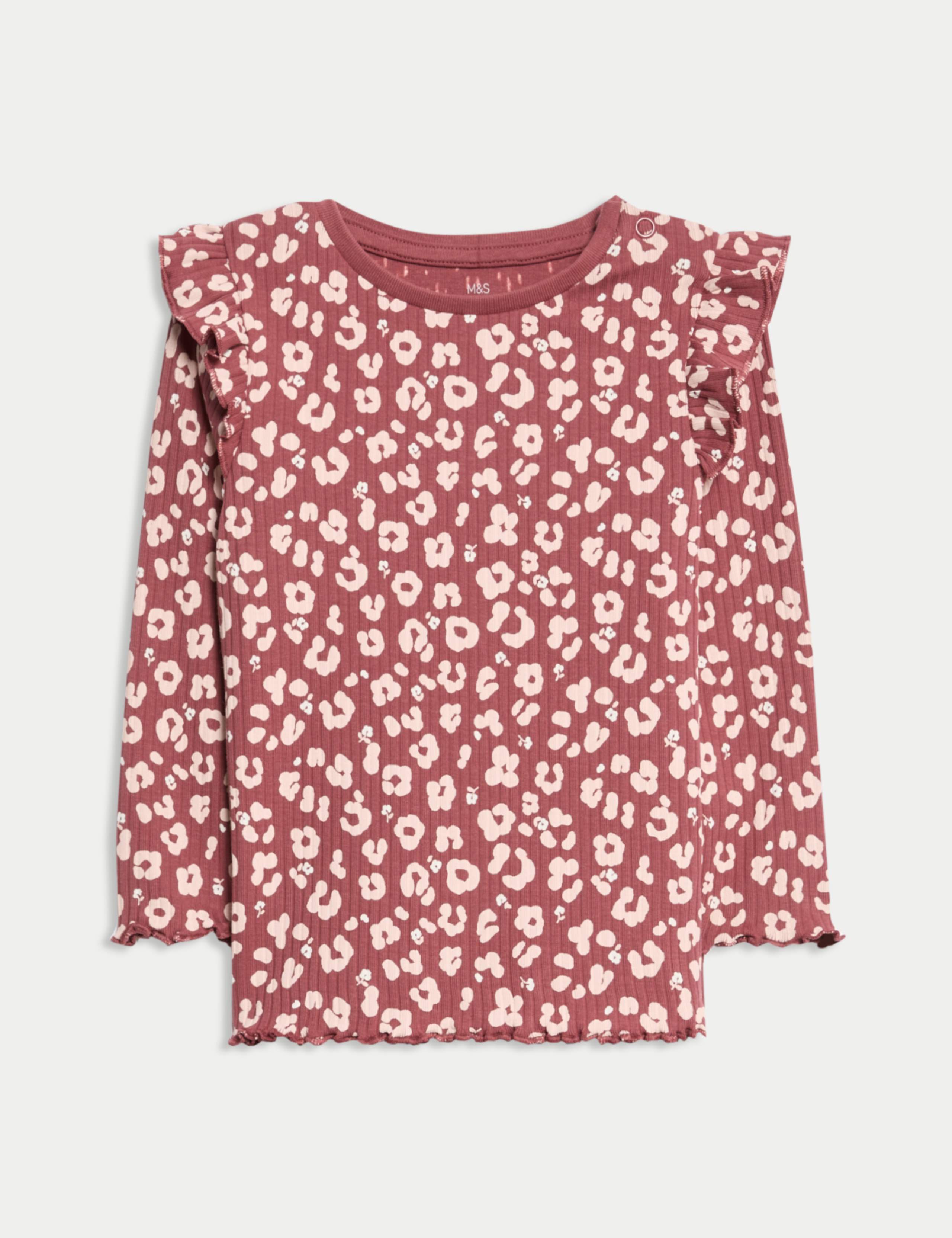 2pc Cotton Rich Leopard Top & Bottom Outfit (0-6 Yrs) 3 of 6