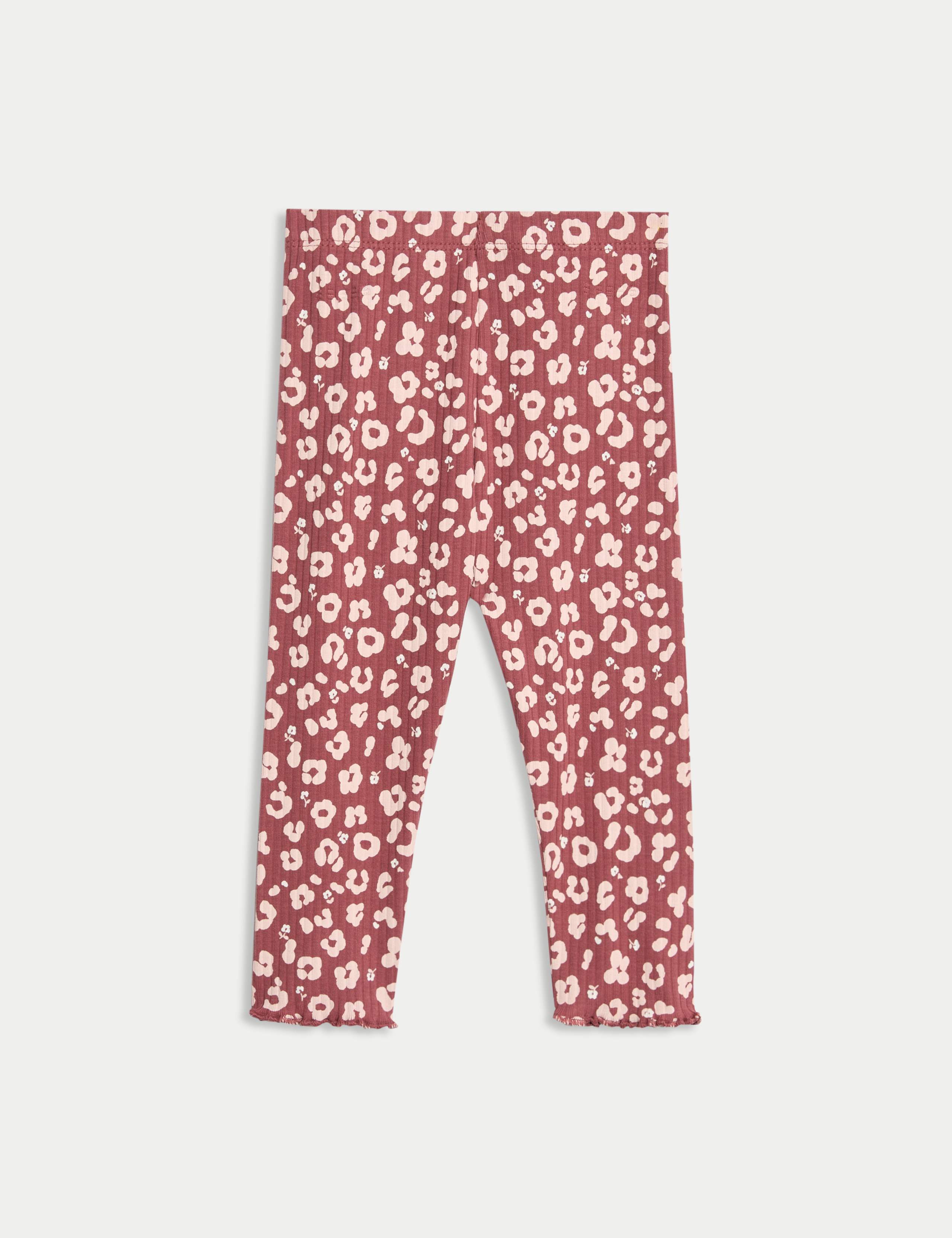 2pc Cotton Rich Leopard Top & Bottom Outfit (0-6 Yrs) 4 of 6
