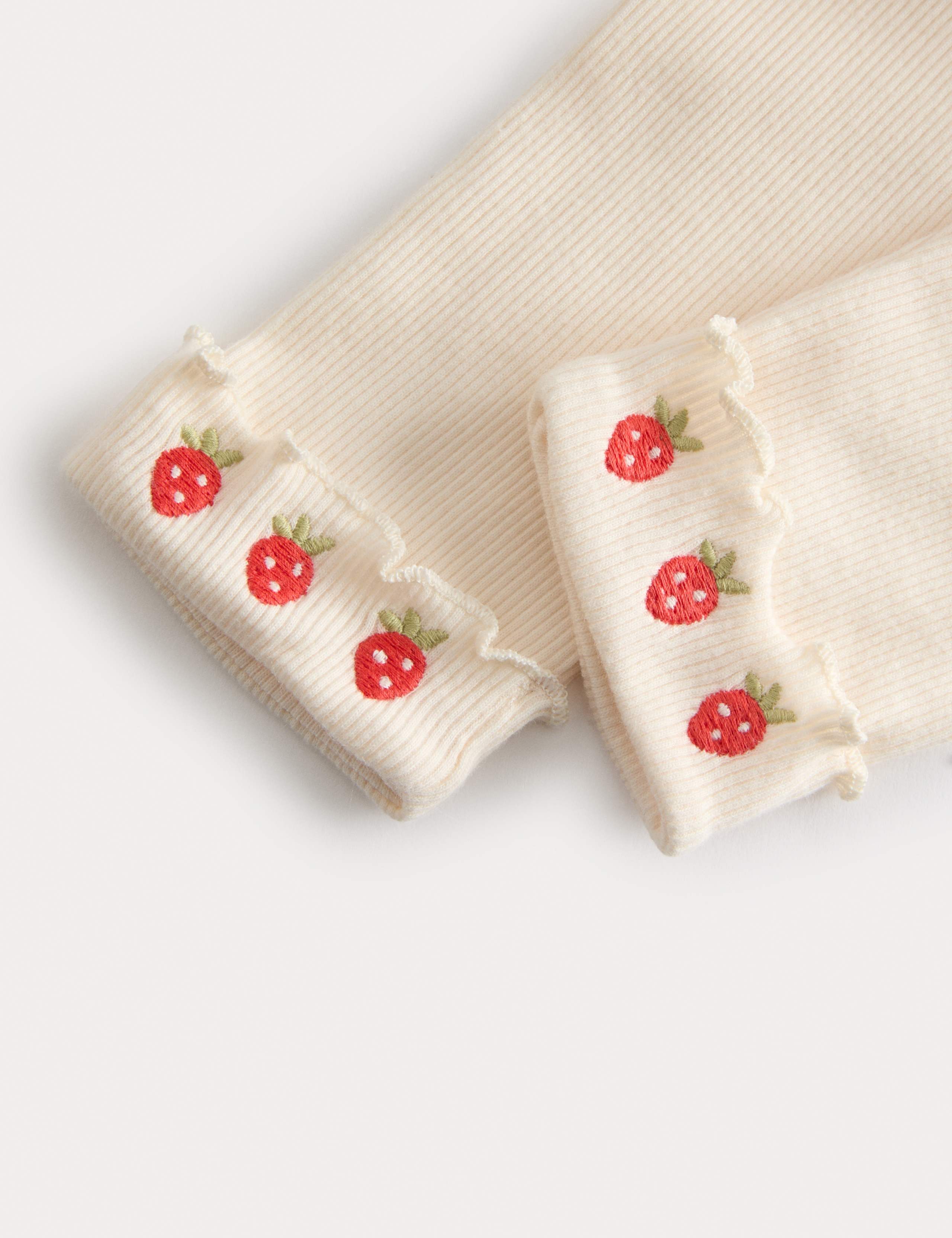 2 Piece Strawberry Top and Leggings Outfit (0-36 Months) 3 of 4