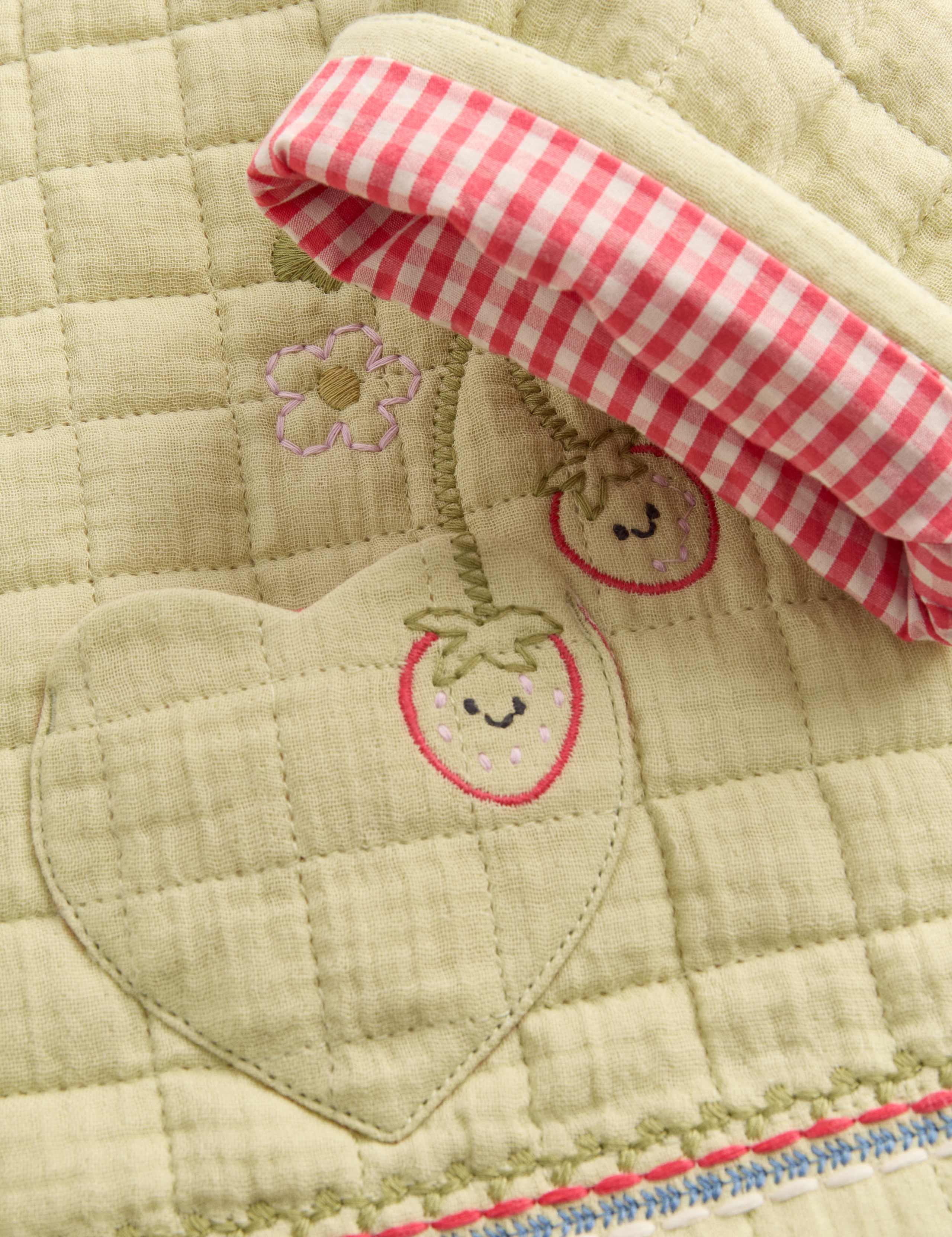 Pure Cotton Embroidered Jacket (0-3 Yrs) 2 of 3