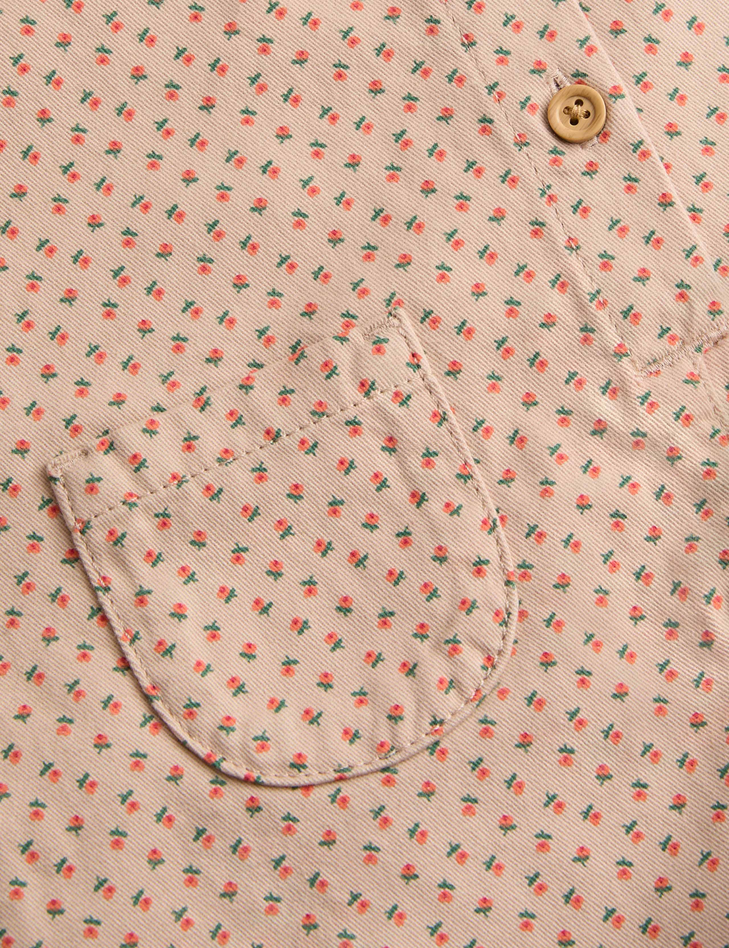 Pure Cotton Ditsy Floral All in One (0-3 Yrs) 7 of 7