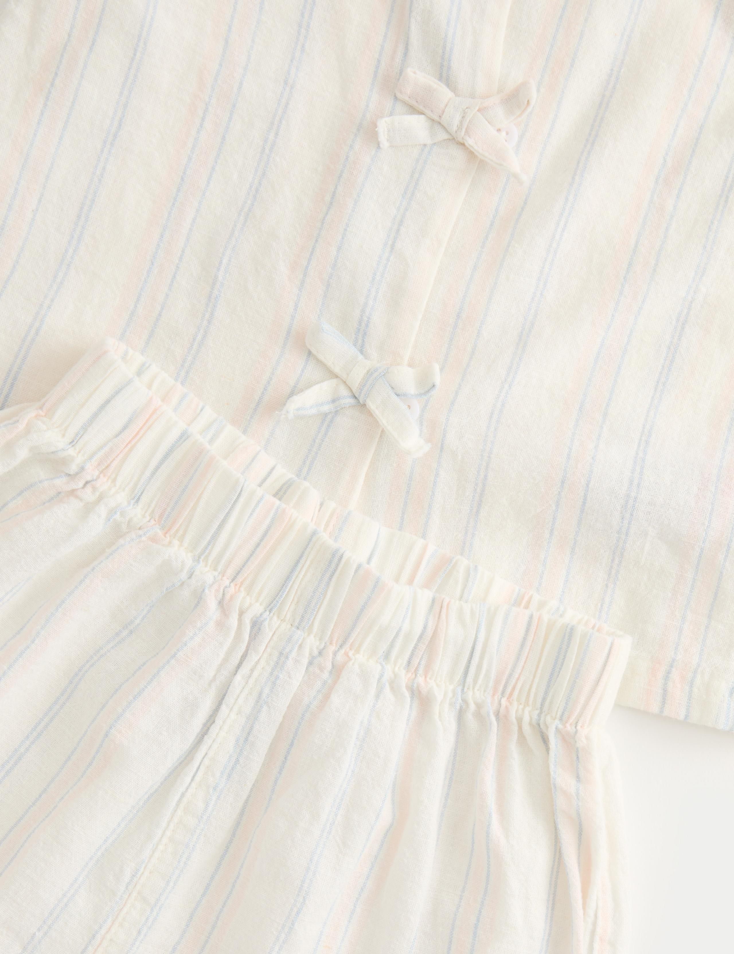 Cotton Rich Striped Top & Bottom Outfit (0-5 Yrs) 2 of 2