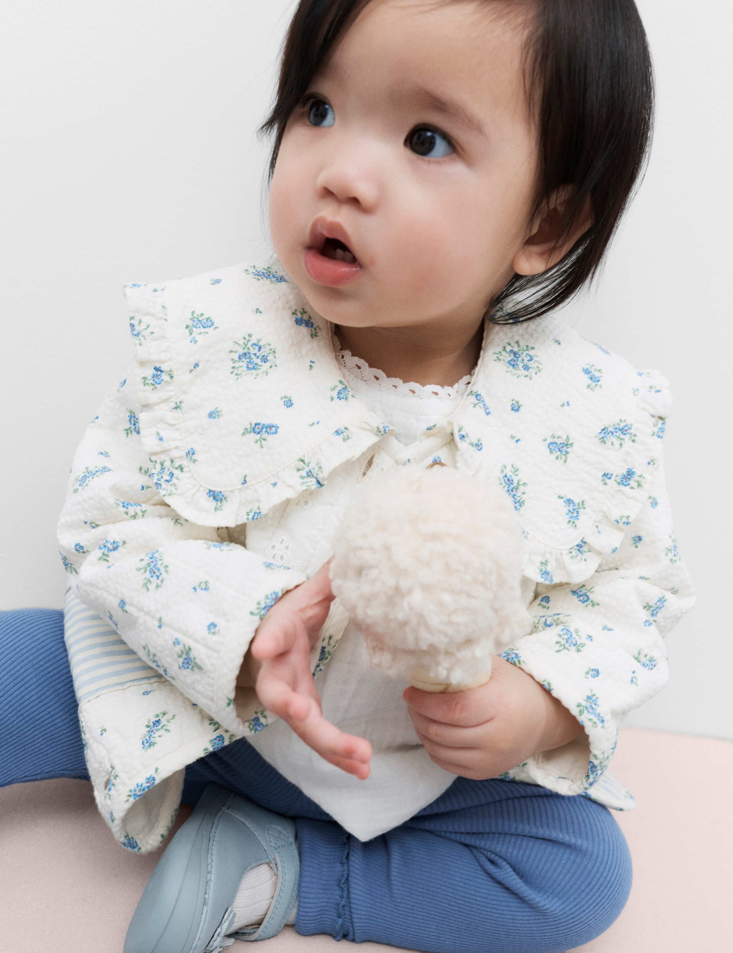 Pure Cotton Patchwork Jacket (0-5 Yrs) 1 of 6