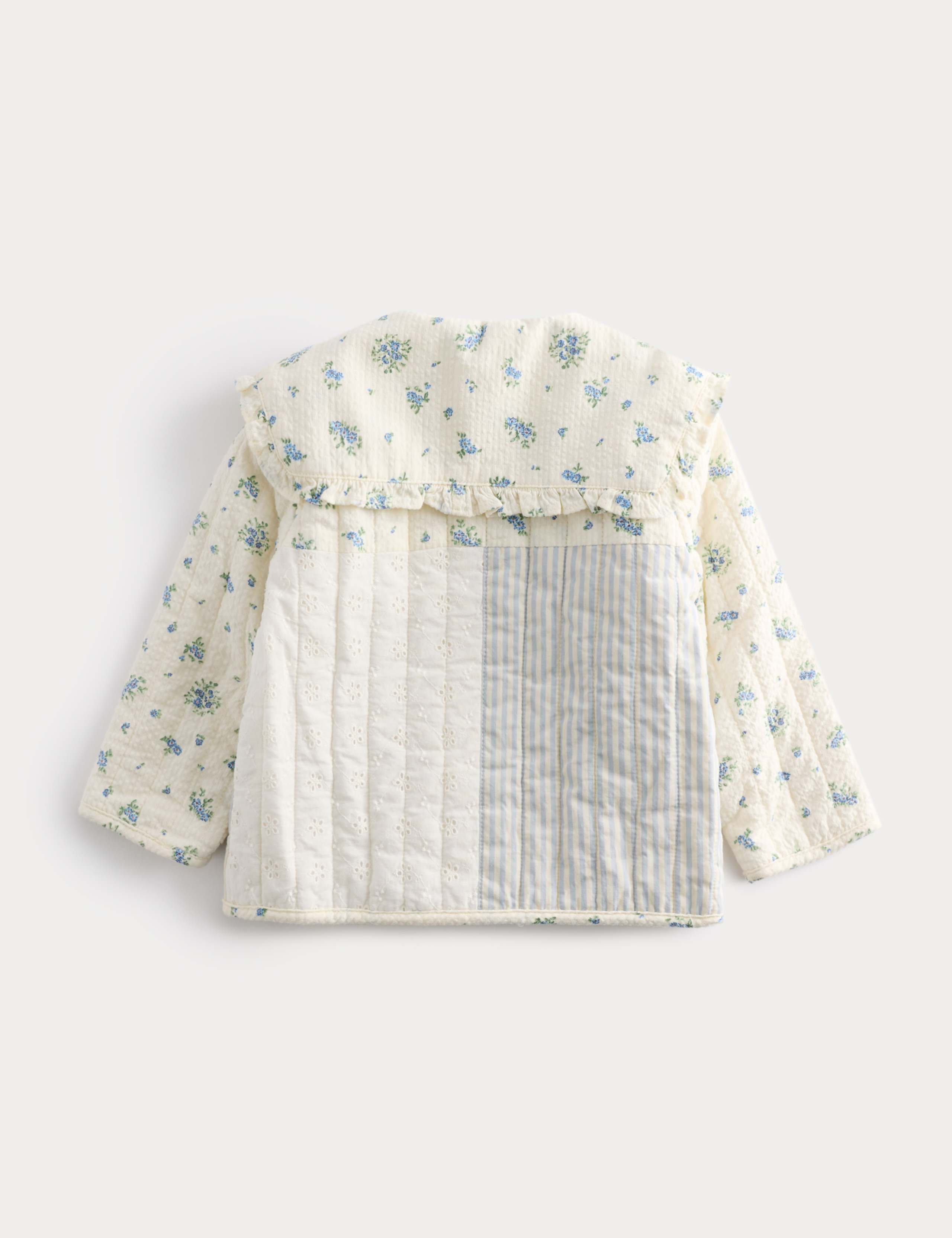 Pure Cotton Patchwork Jacket (0 Months-5 Years) 2 of 3