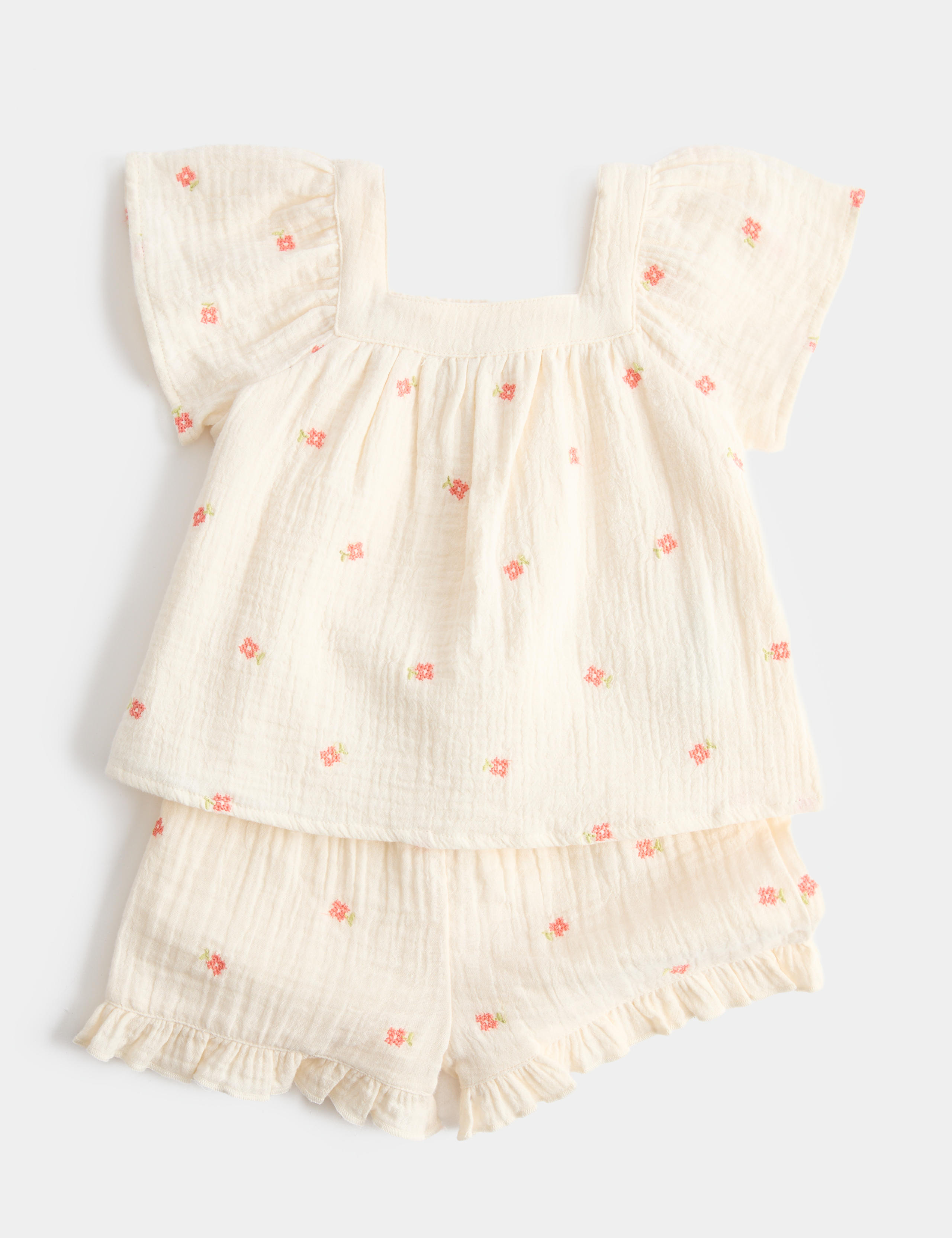 2 Piece Blouse & Shorts Outfit (0-5 Yrs) 1 of 3