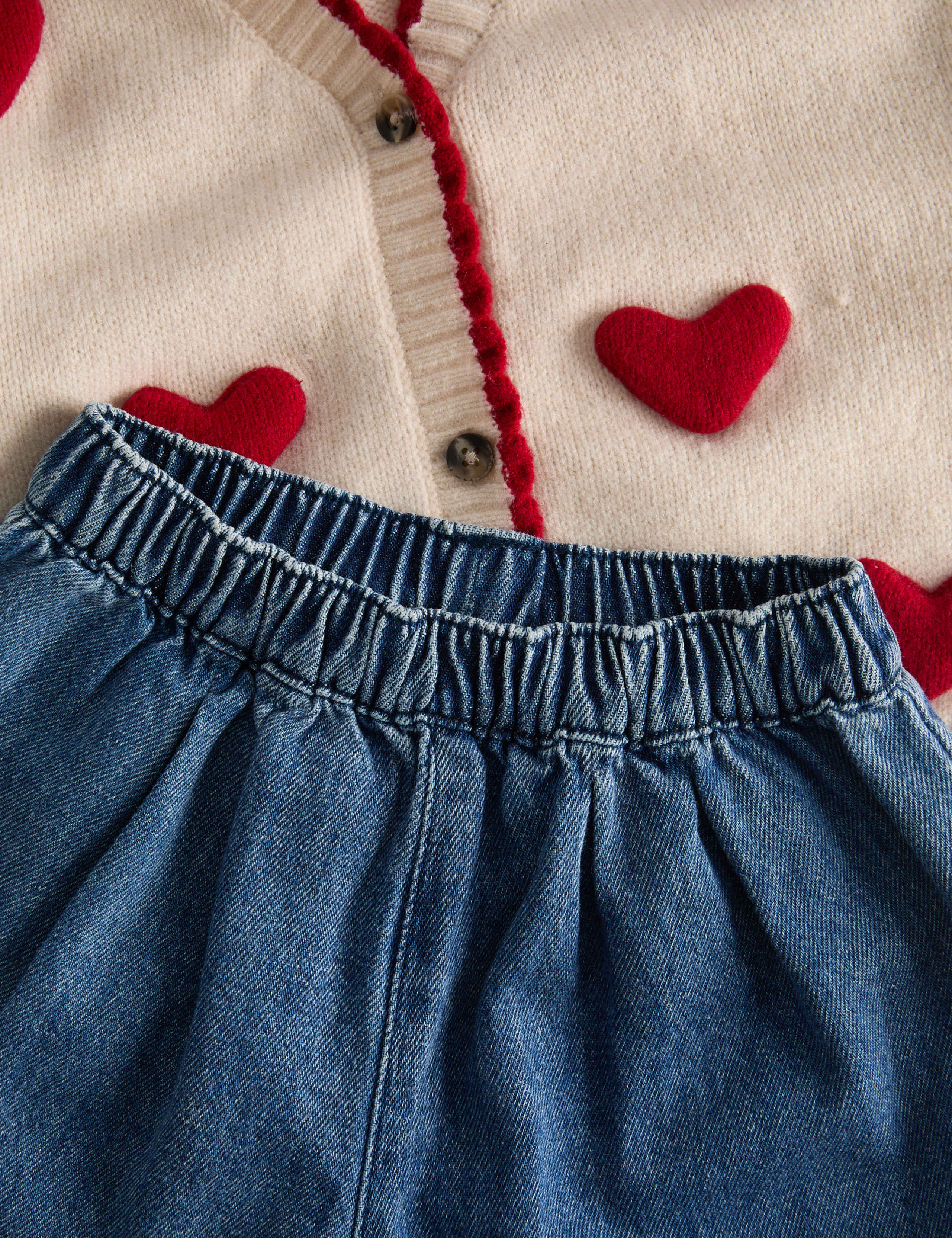 3 Piece Heart Cardigan Outfit (0-5 Yrs) 2 of 3