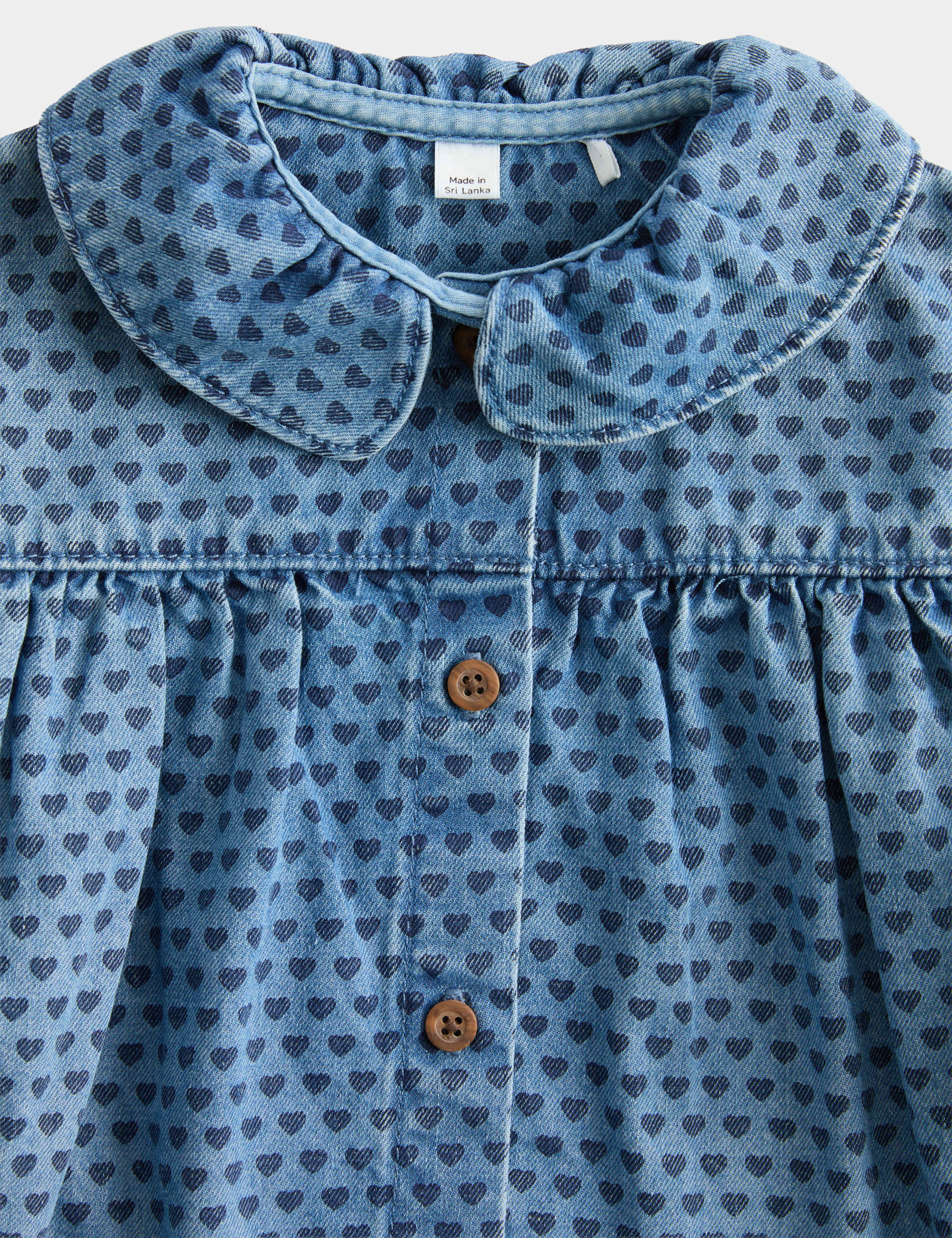 2 Piece Heart Print Dress with Tights (0-5 Yrs) 2 of 2
