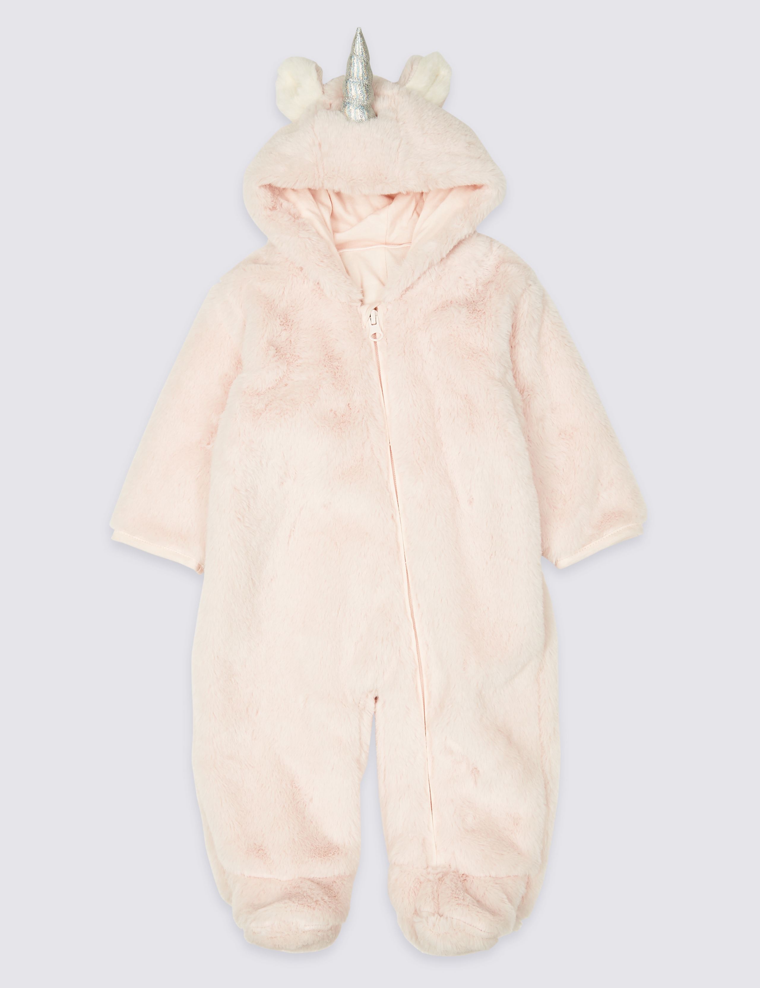 Pure Cotton Unicorn Pramsuit 1 of 4