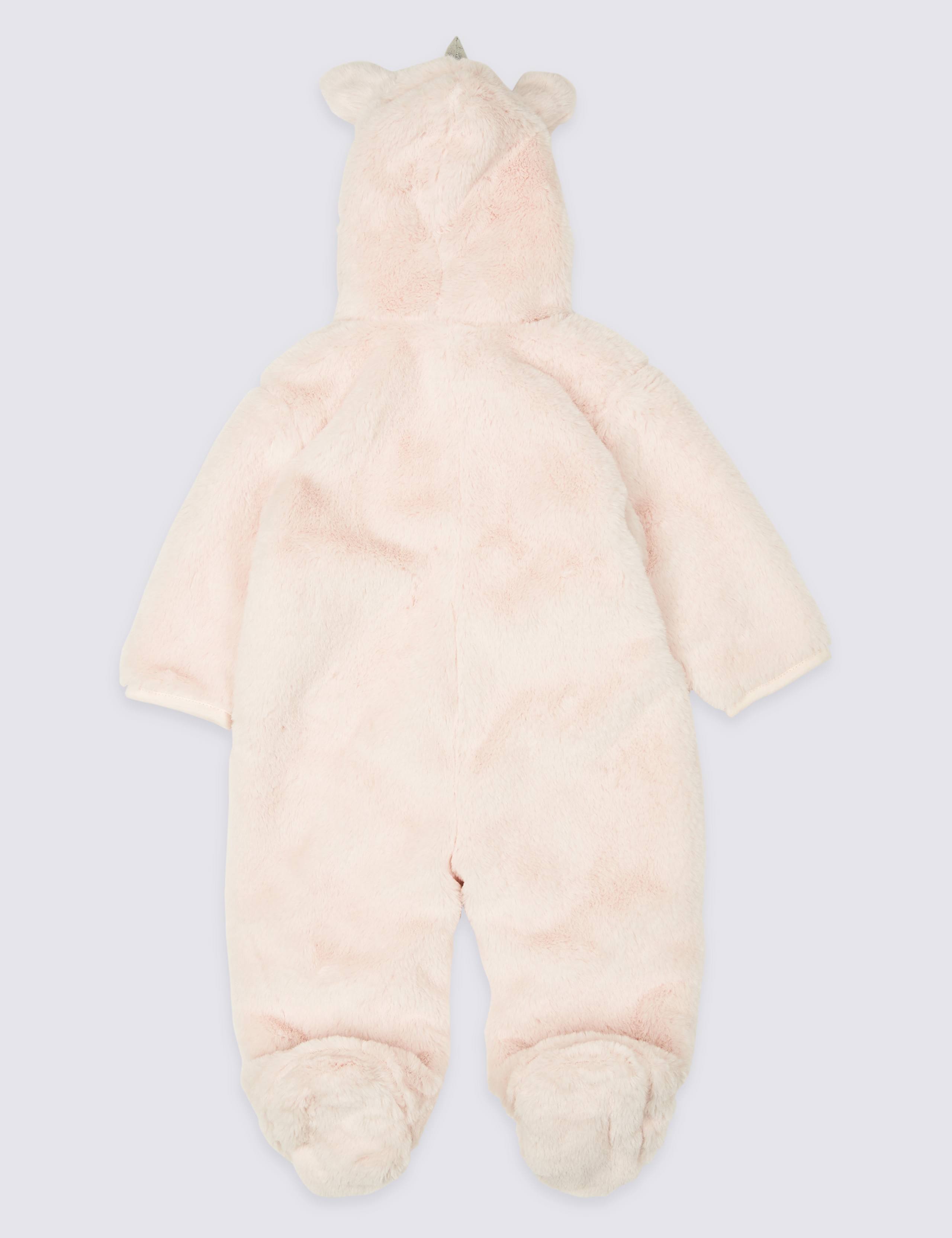 Pure Cotton Unicorn Pramsuit 2 of 4