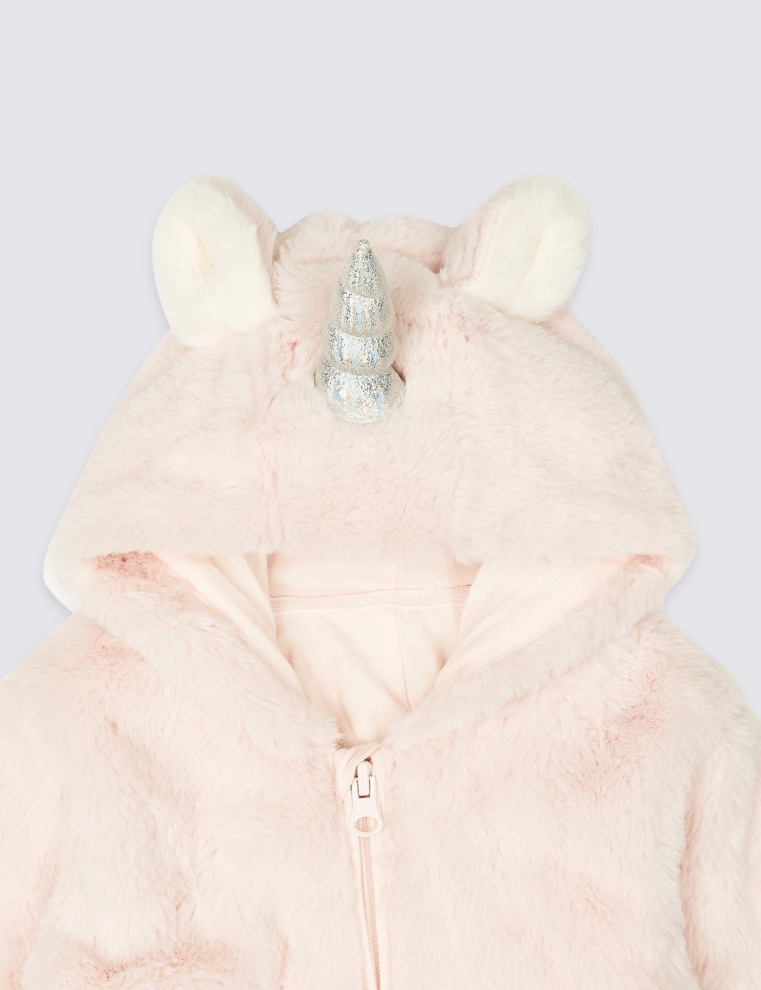 Pure Cotton Unicorn Pramsuit 4 of 4