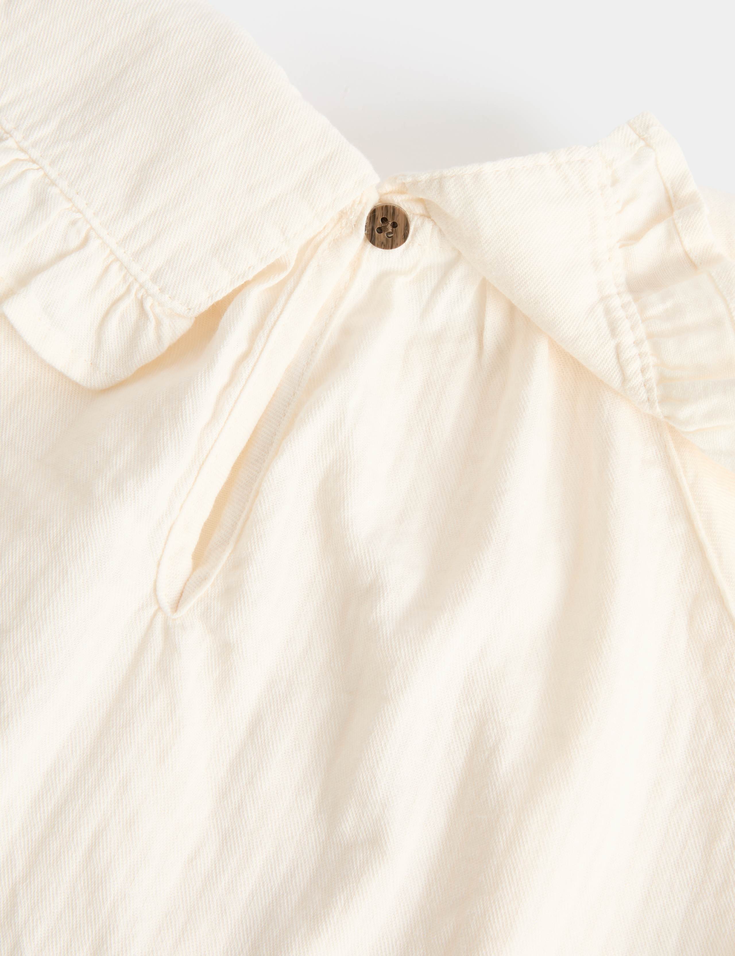 2 Pack Pure Cotton Blouse & Dungarees Outfit (0 Mths-3 Yrs) 3 of 4