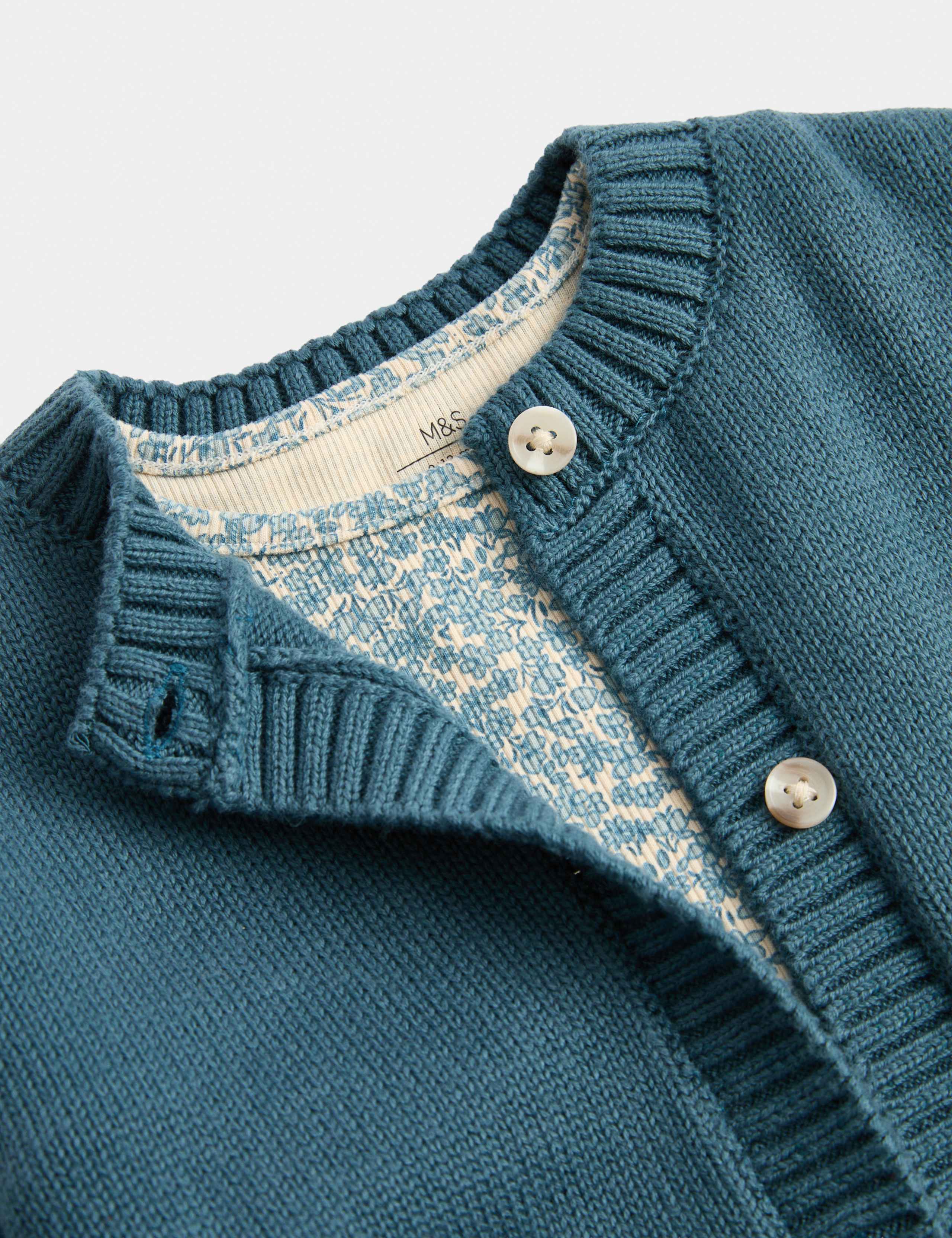 3 Piece Cotton Rich Jersey Outfit (0-3 Yrs) 2 of 3