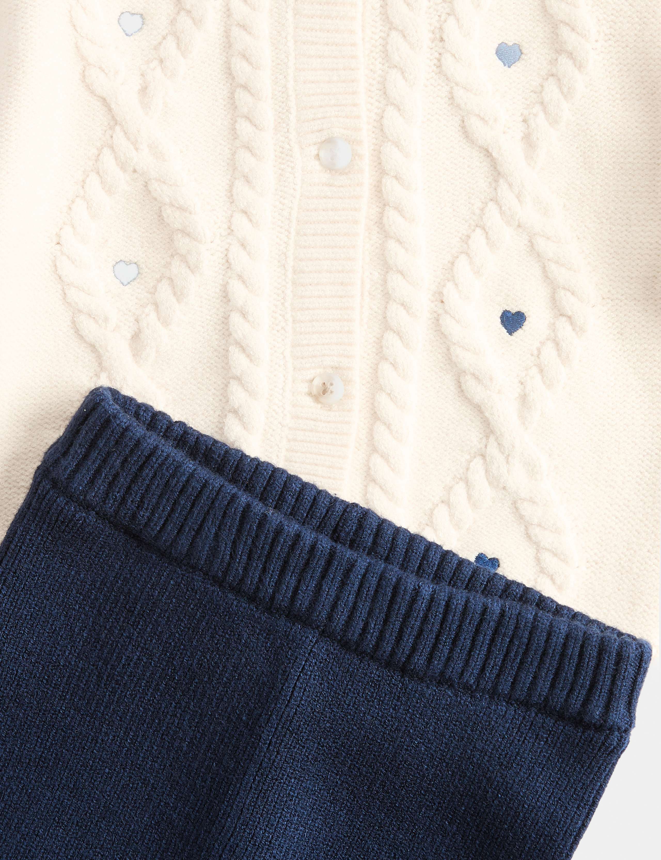 Knitted Patterned Top & Bottom Outfit 2 of 2