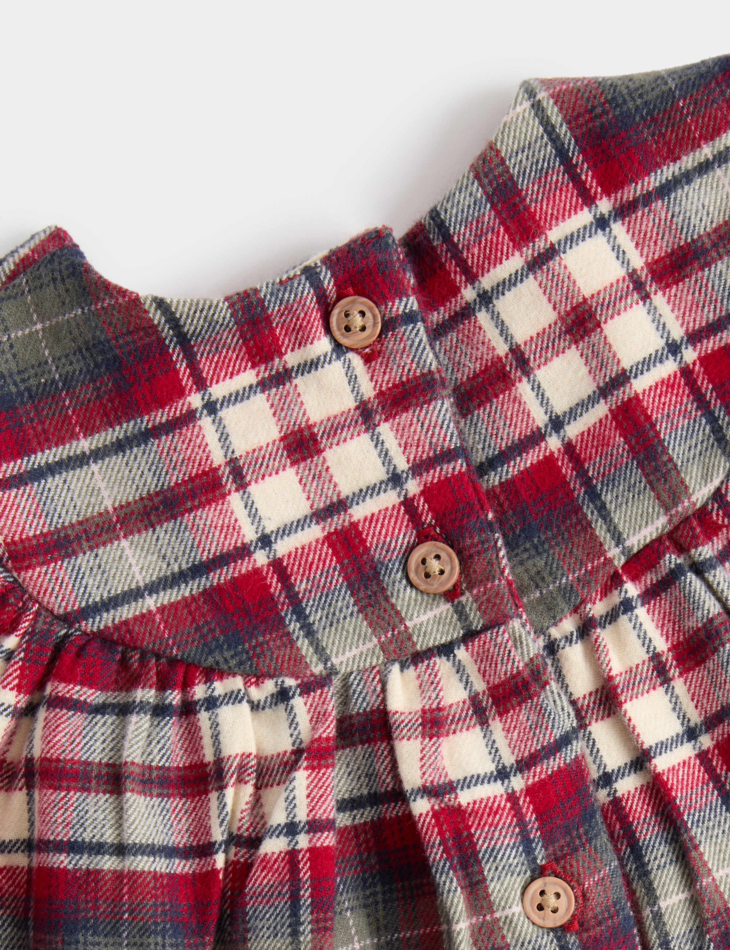 2pk Pure Cotton Checked Top & Bottom Outfit 3 of 3