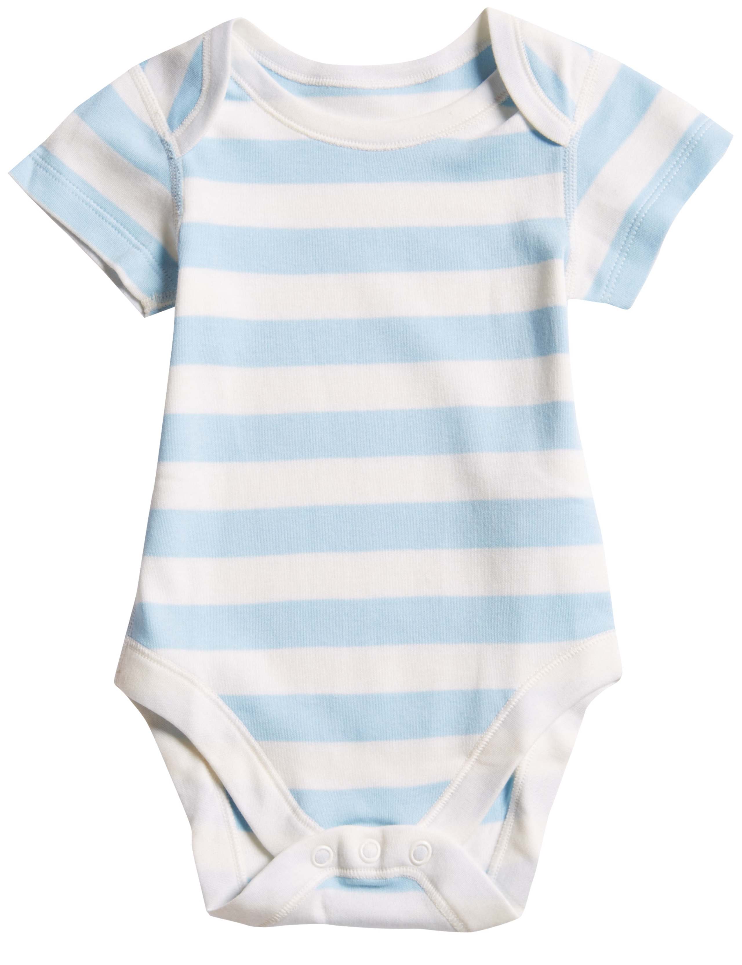 7 Pack Boys' Bear Short Sleeve Bodysuits 8 of 8