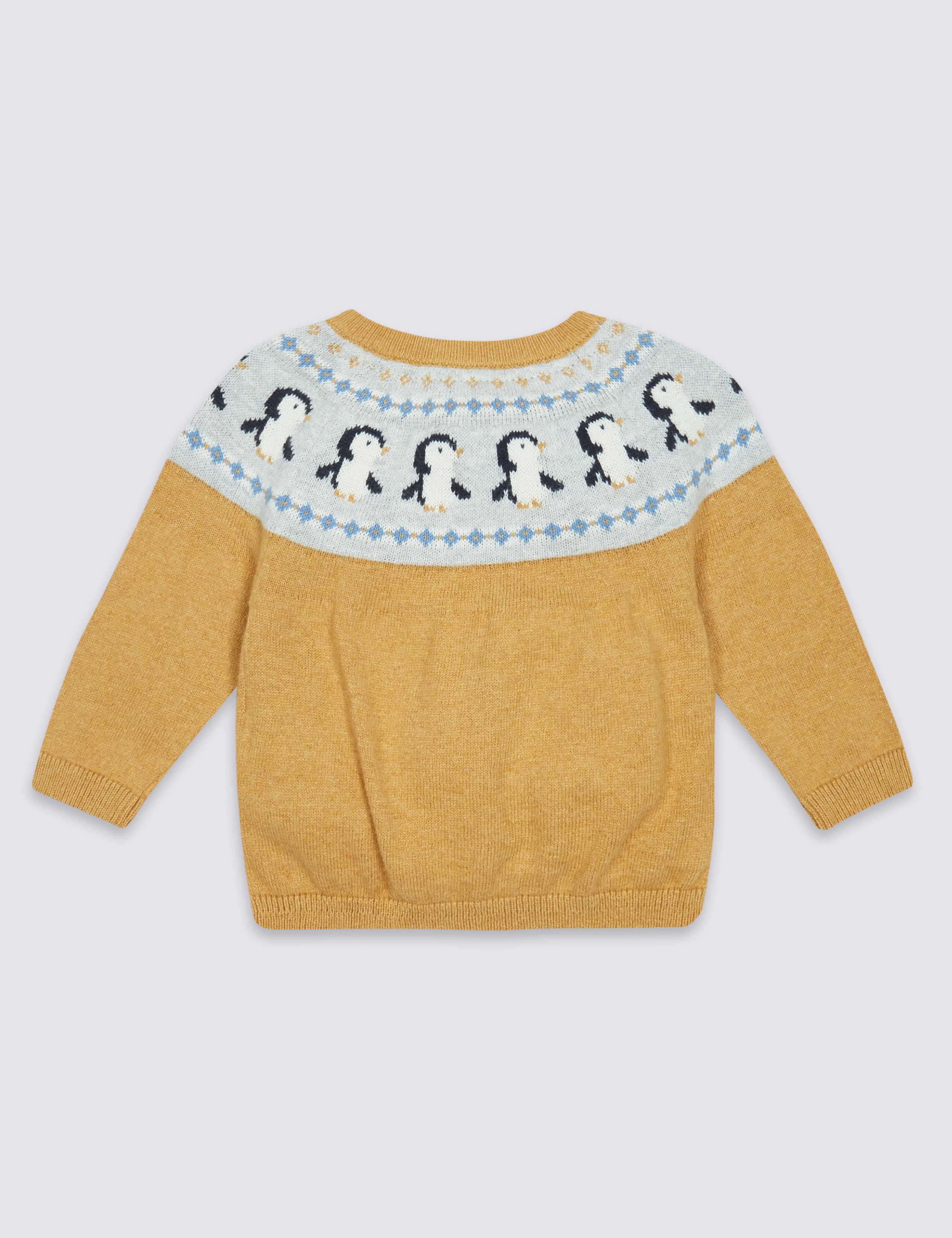 Cotton Rich Penguin Fairisle Jumper 2 of 5
