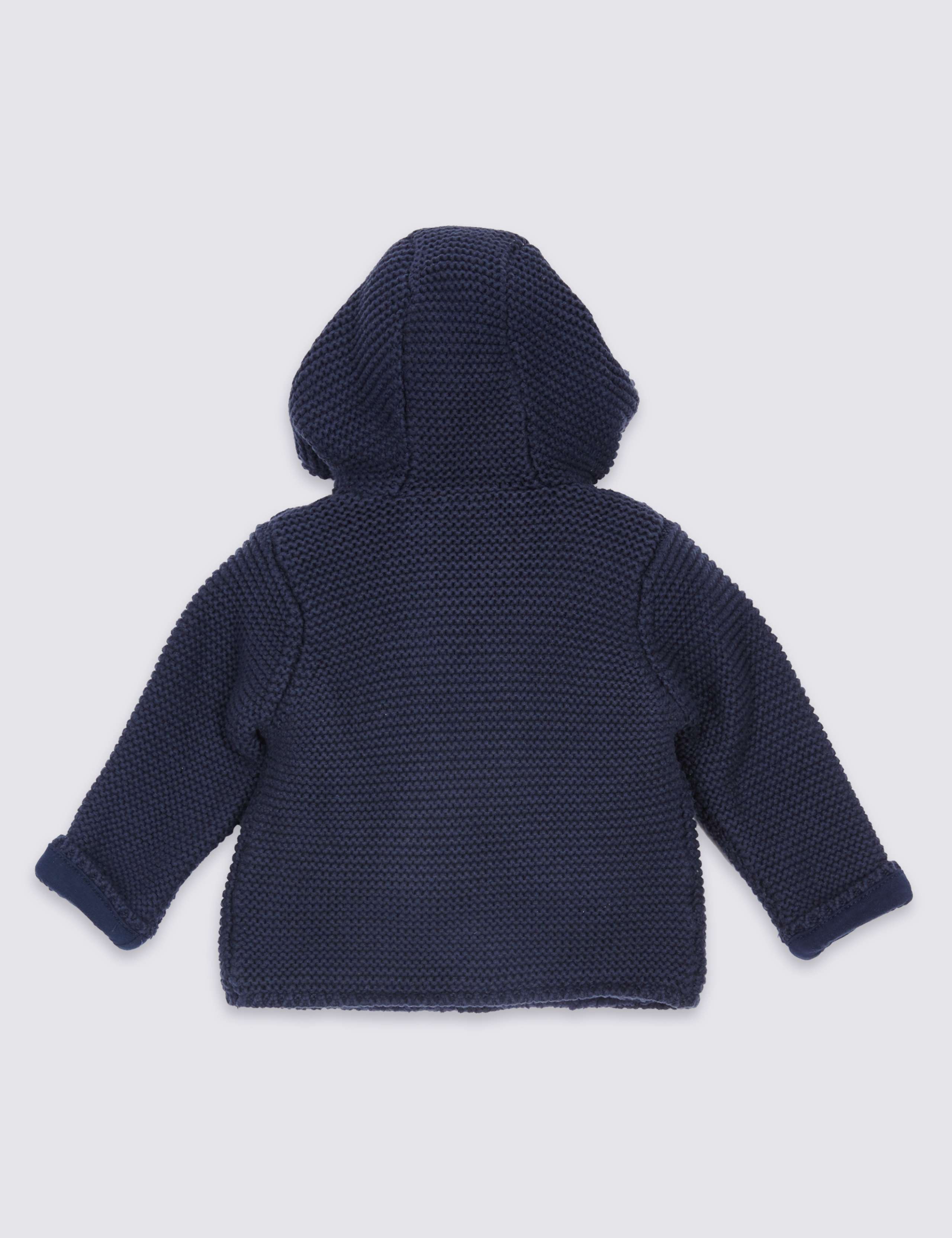 Pure Cotton Hooded Cardigan 2 of 5