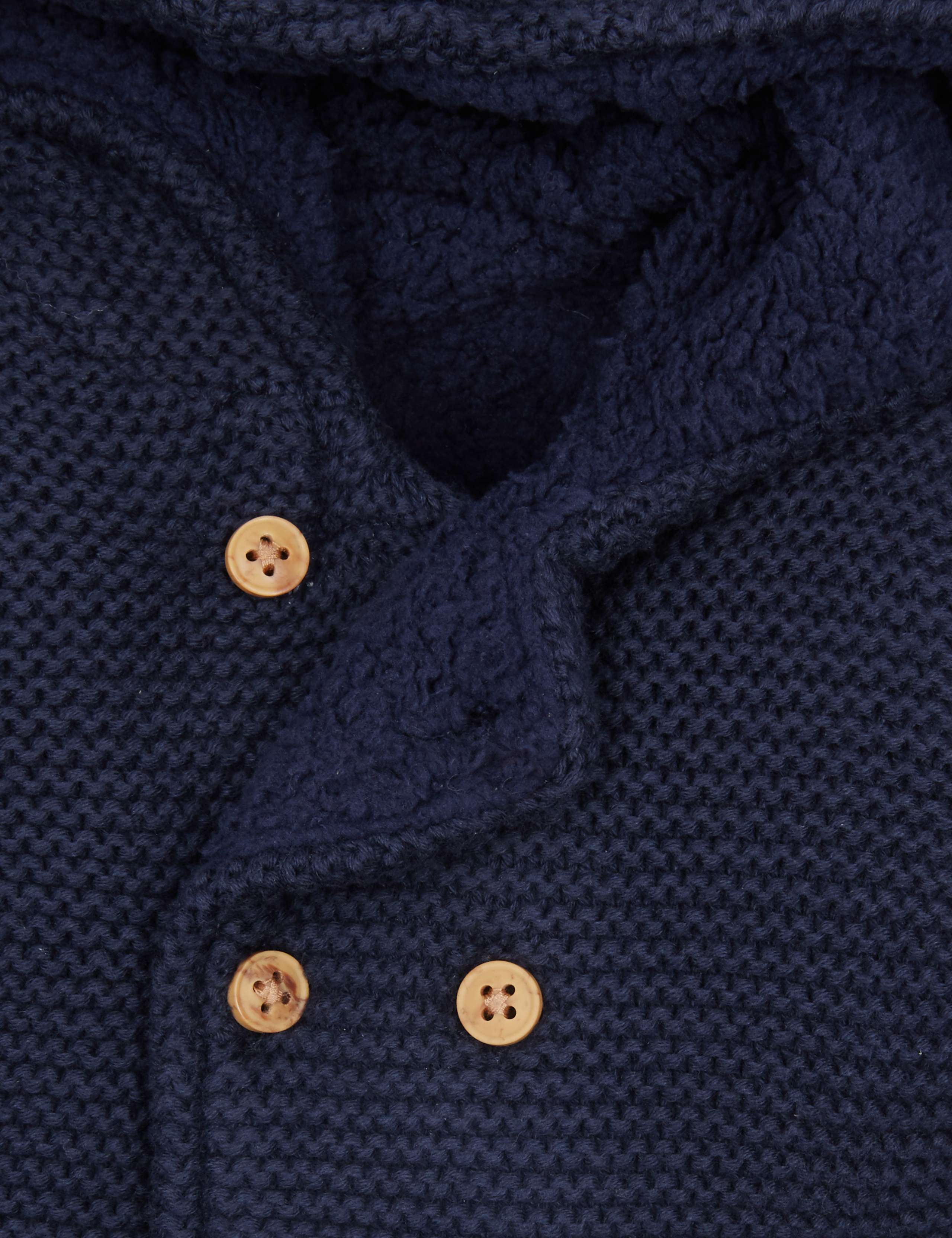 Pure Cotton Hooded Cardigan 3 of 5