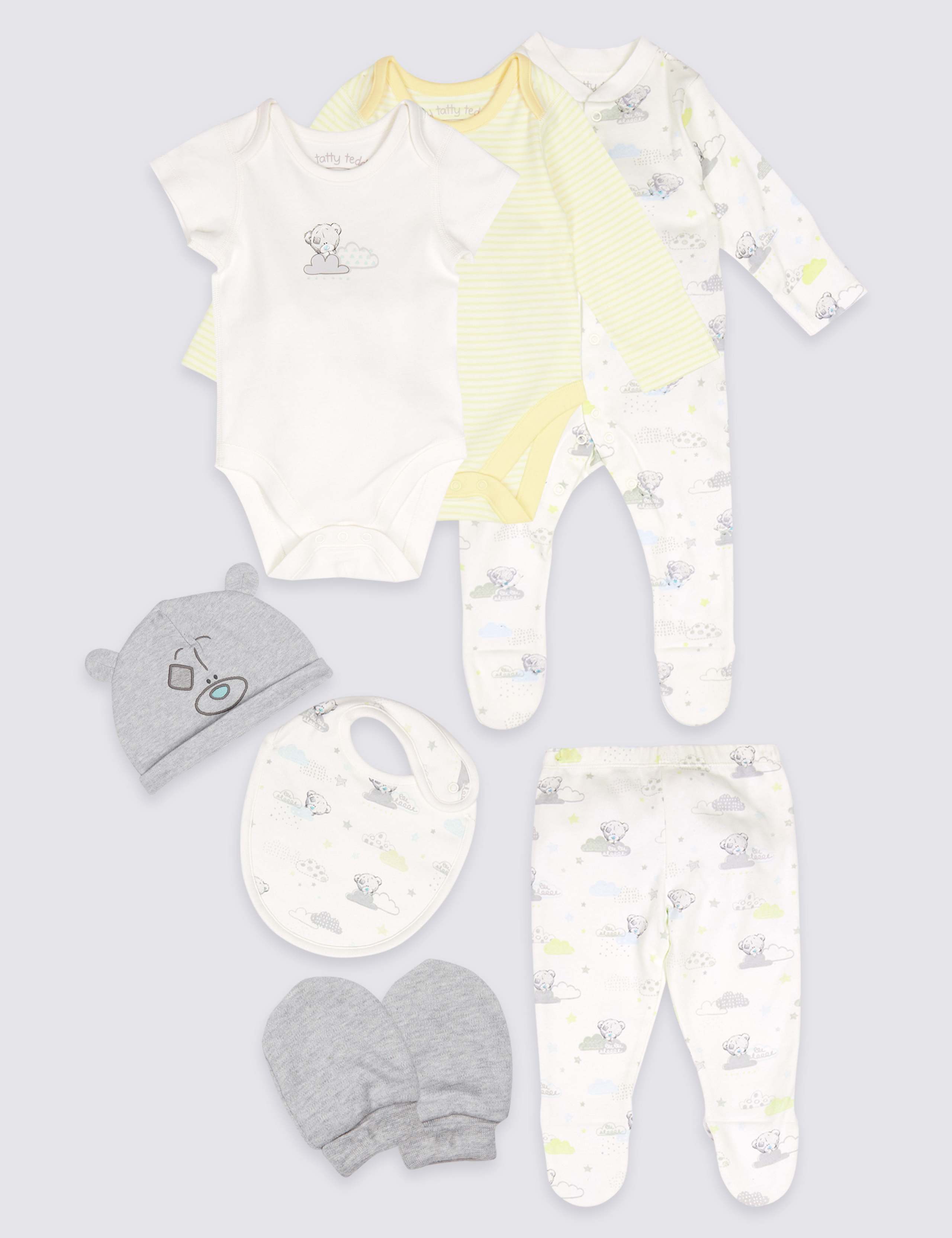 7 Piece Pure Cotton Outfit 1 of 9