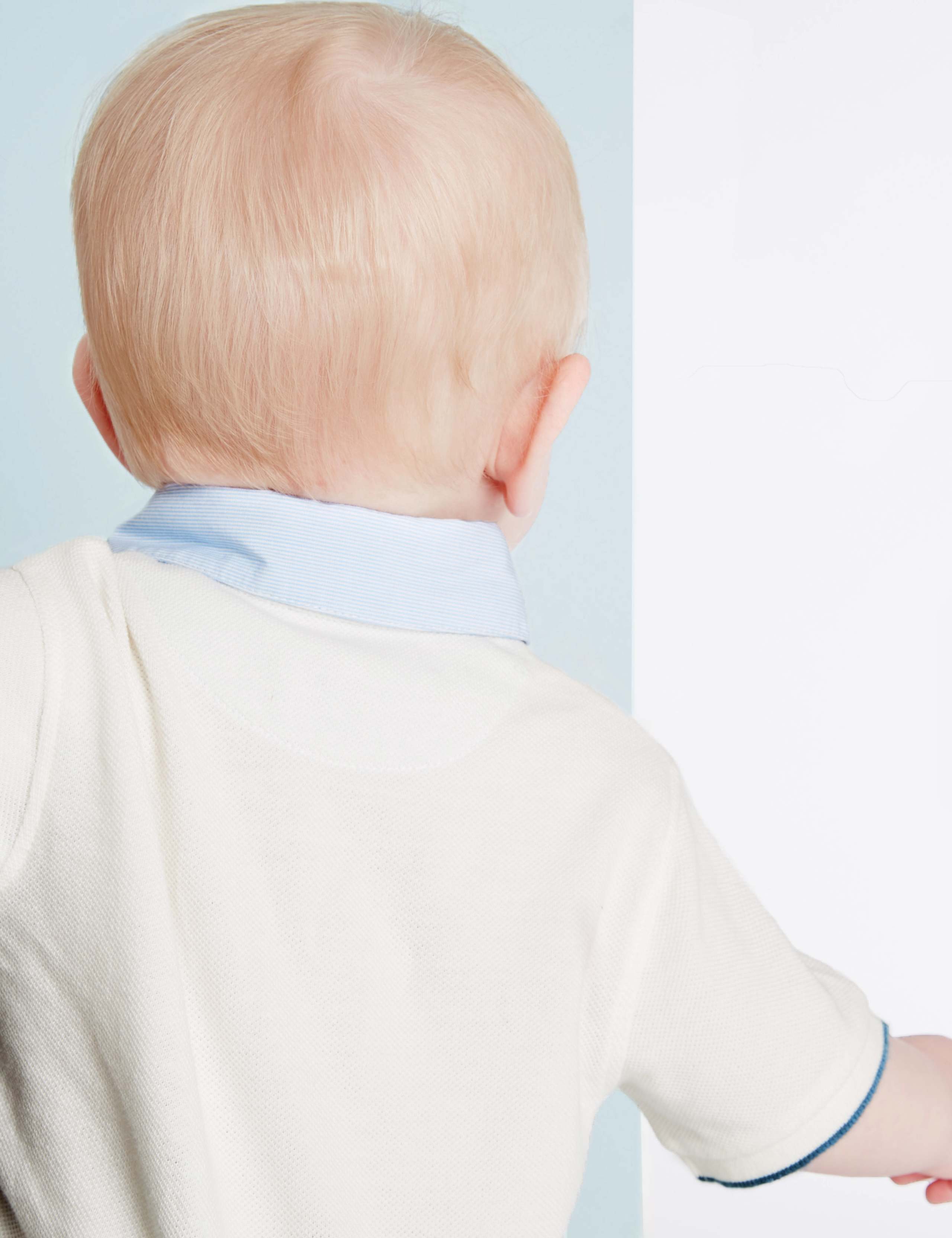 Boys Woven Collar Pique Polo (3 Months - 5 Years) 3 of 5