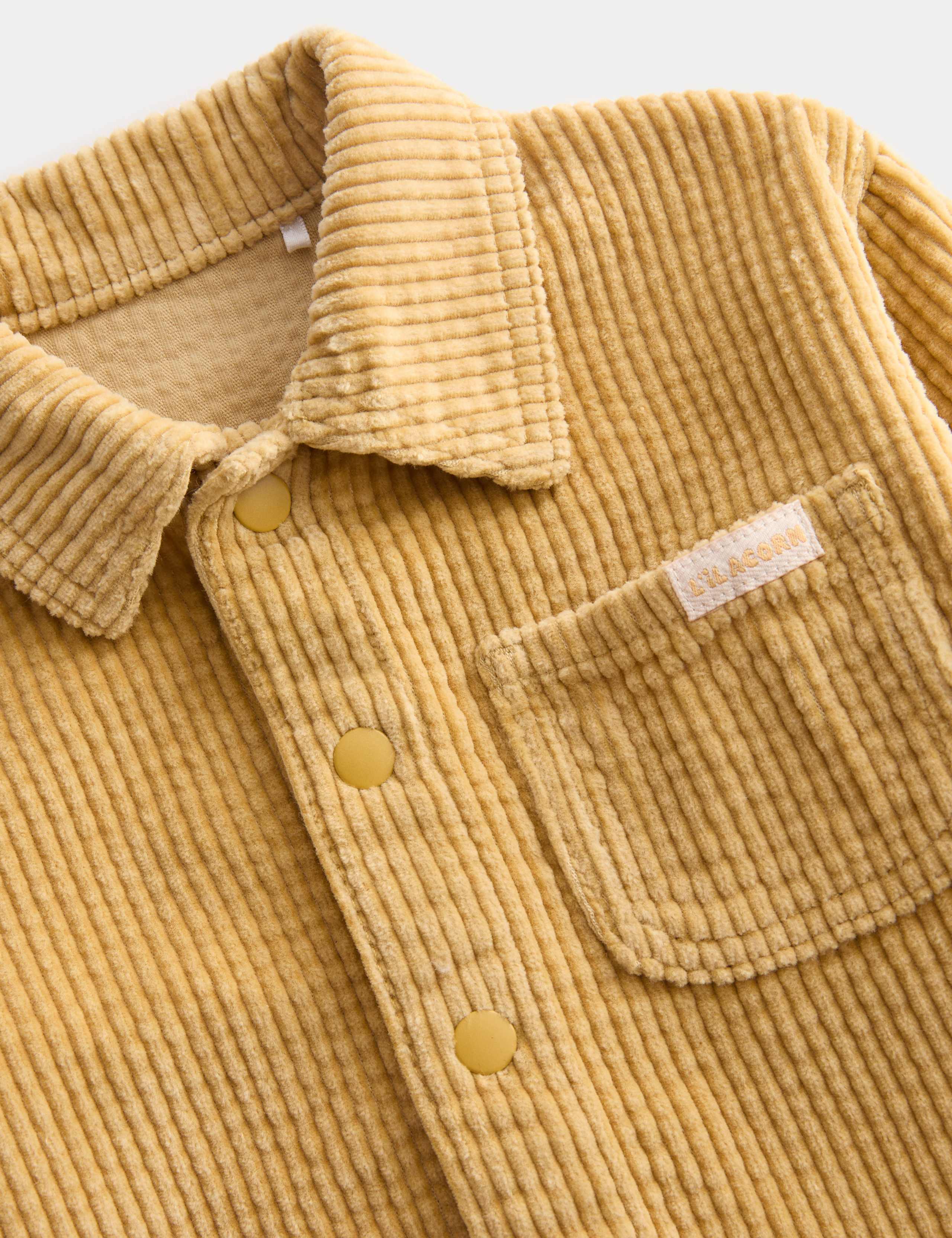 Pure Cotton Corduroy Shacket (0-3 Yrs) 2 of 2