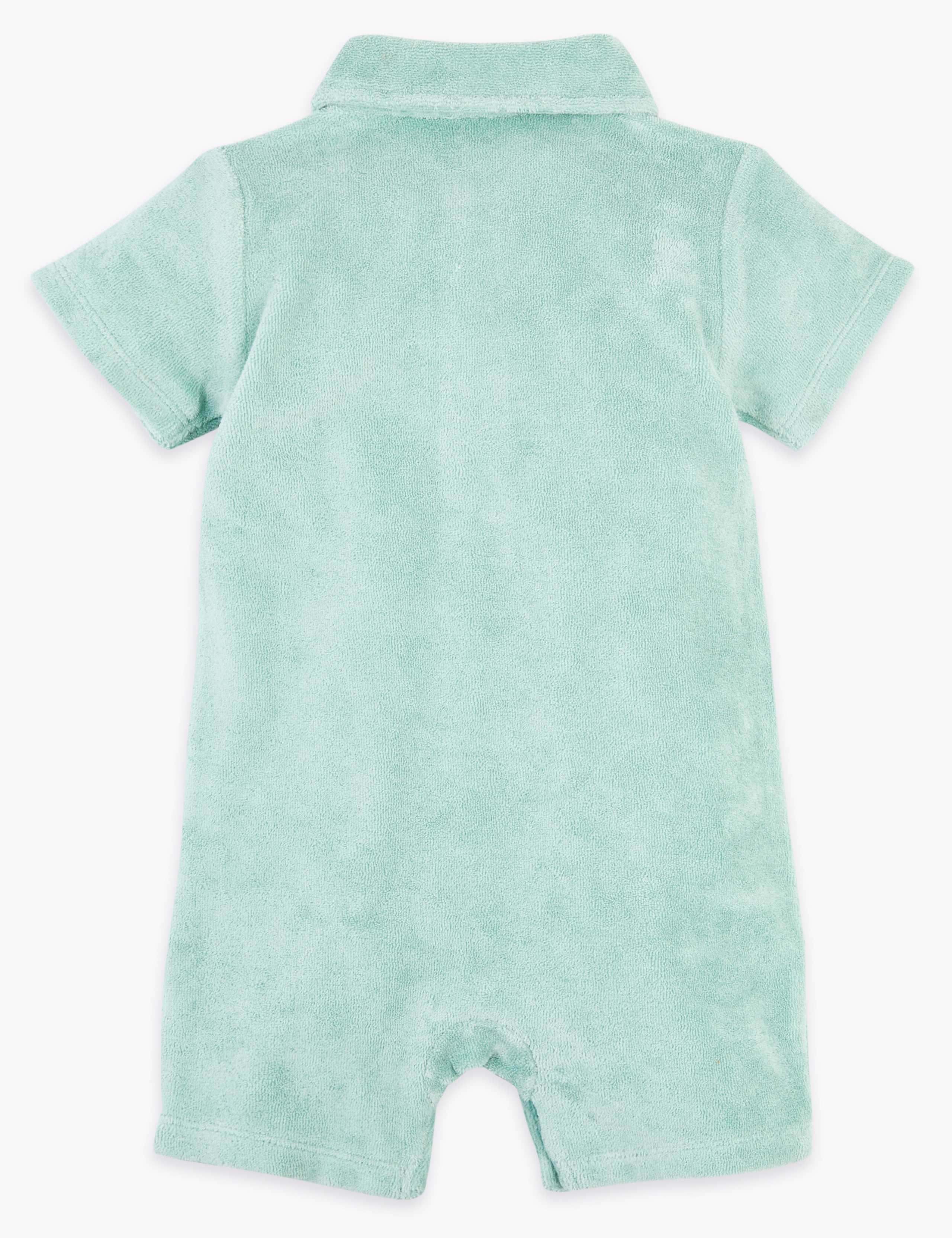 Cotton Pineapple Mock Romper (0-3 Yrs) 2 of 3