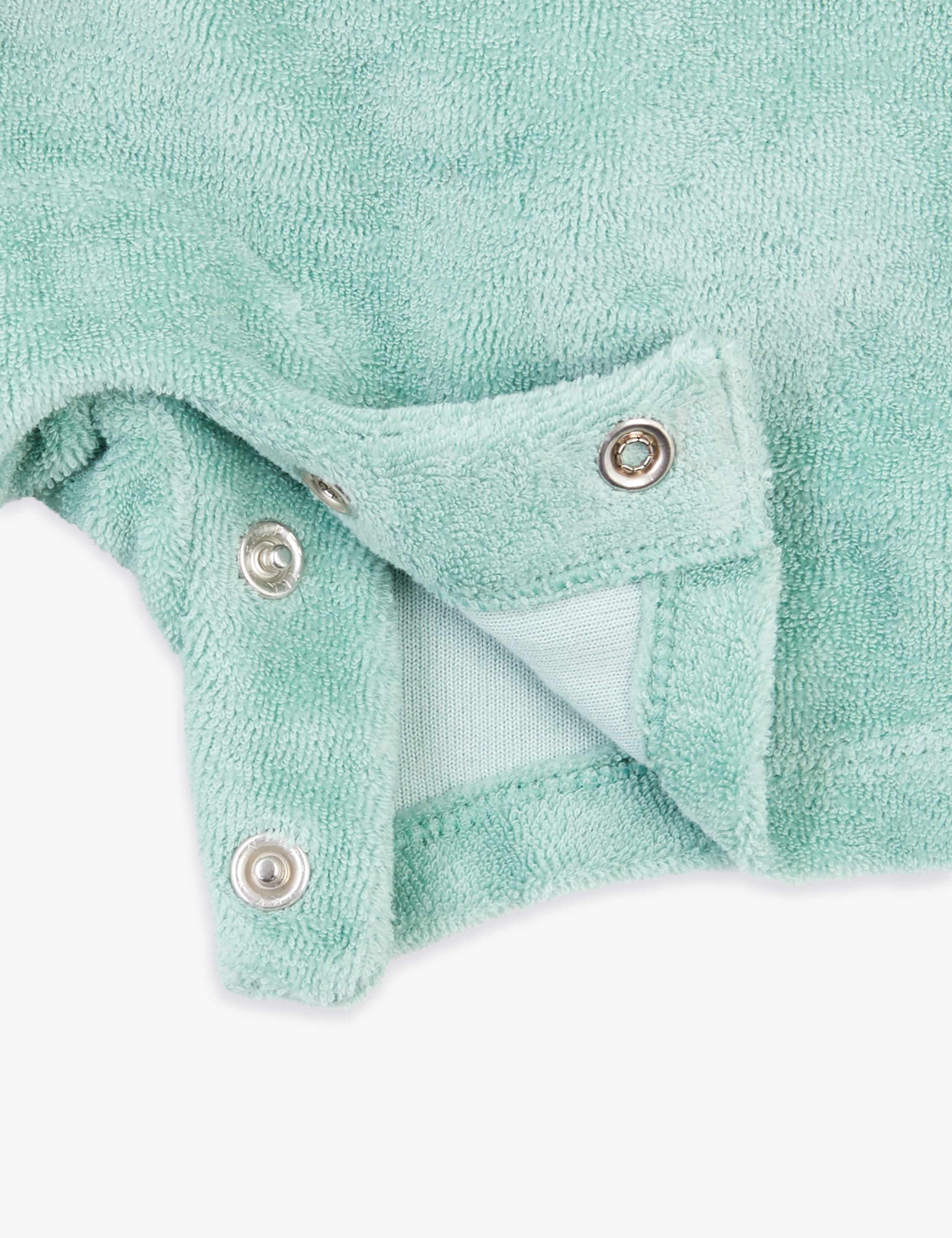 Cotton Pineapple Mock Romper (0-3 Yrs) 3 of 3