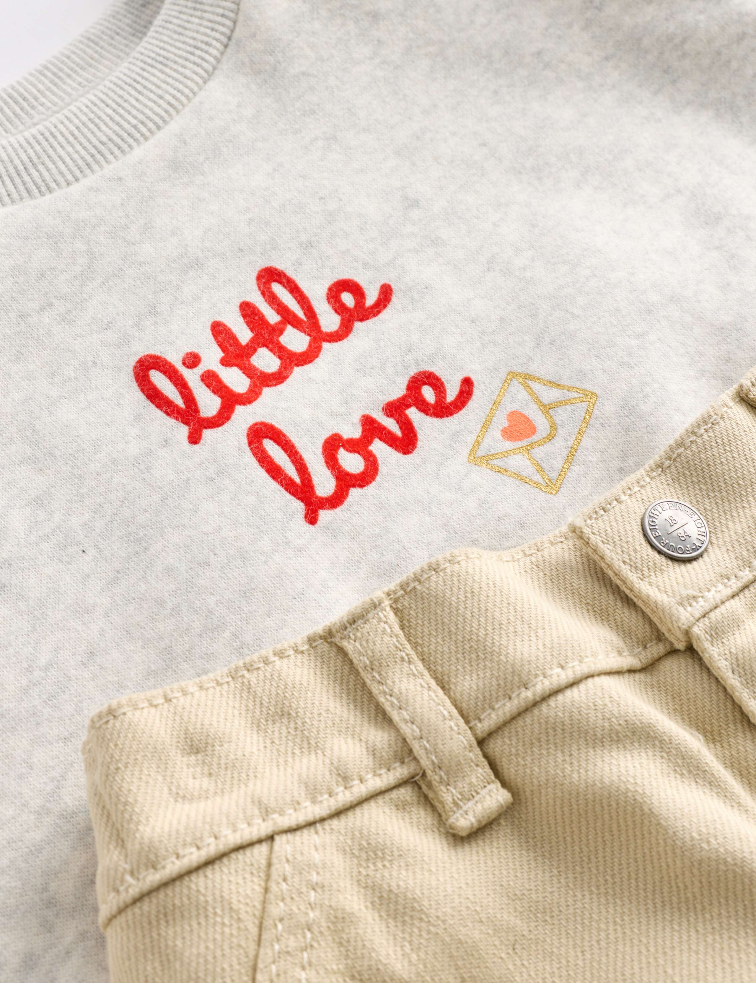 2 Piece Cotton Rich Outfit (0-3 Years) 2 of 2