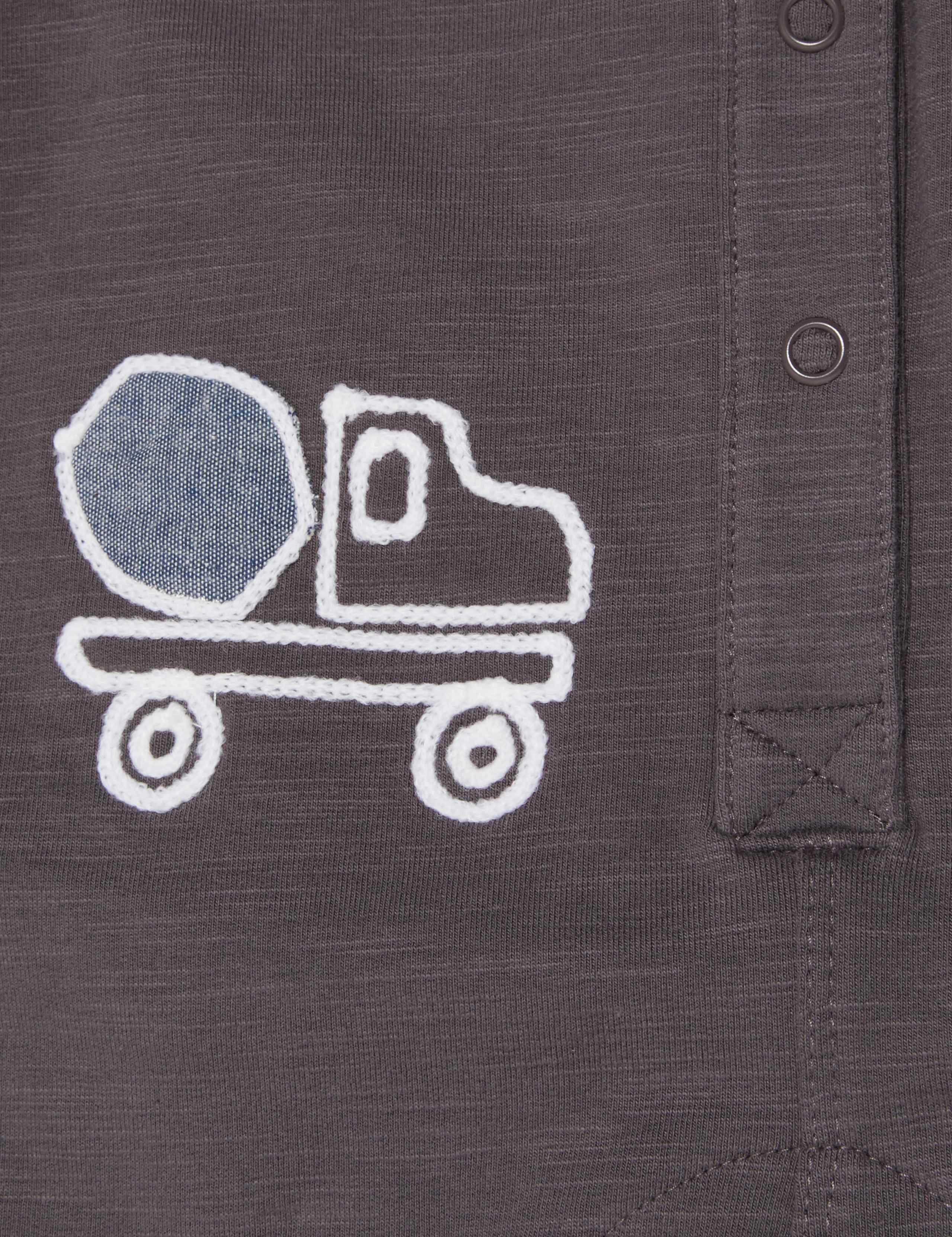 2pc Cotton Transport Dungaree Outfit (7lbs - 12 Mths) 5 of 5