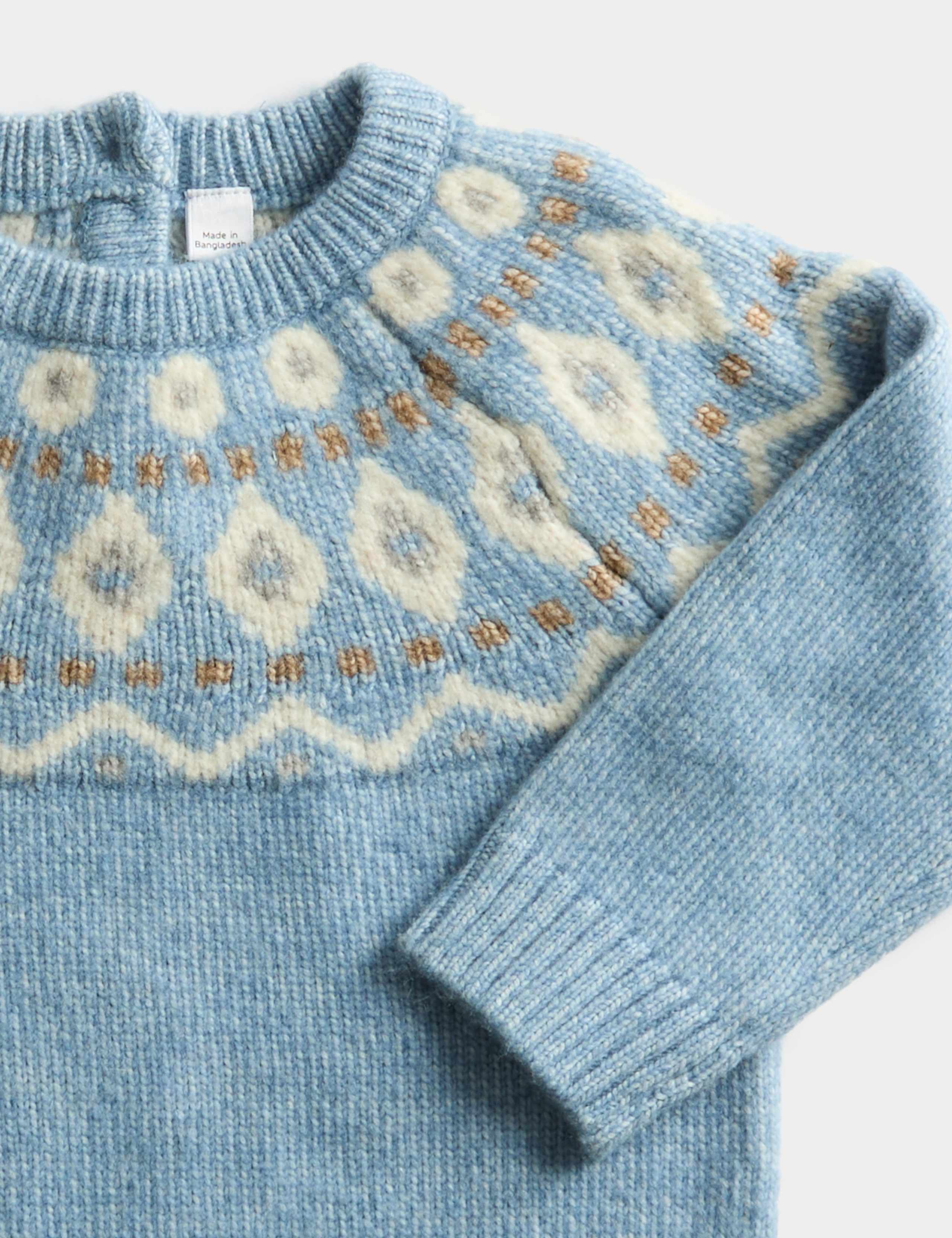 Fair Isle Knitted Jumper (0-3 Yrs) 2 of 3