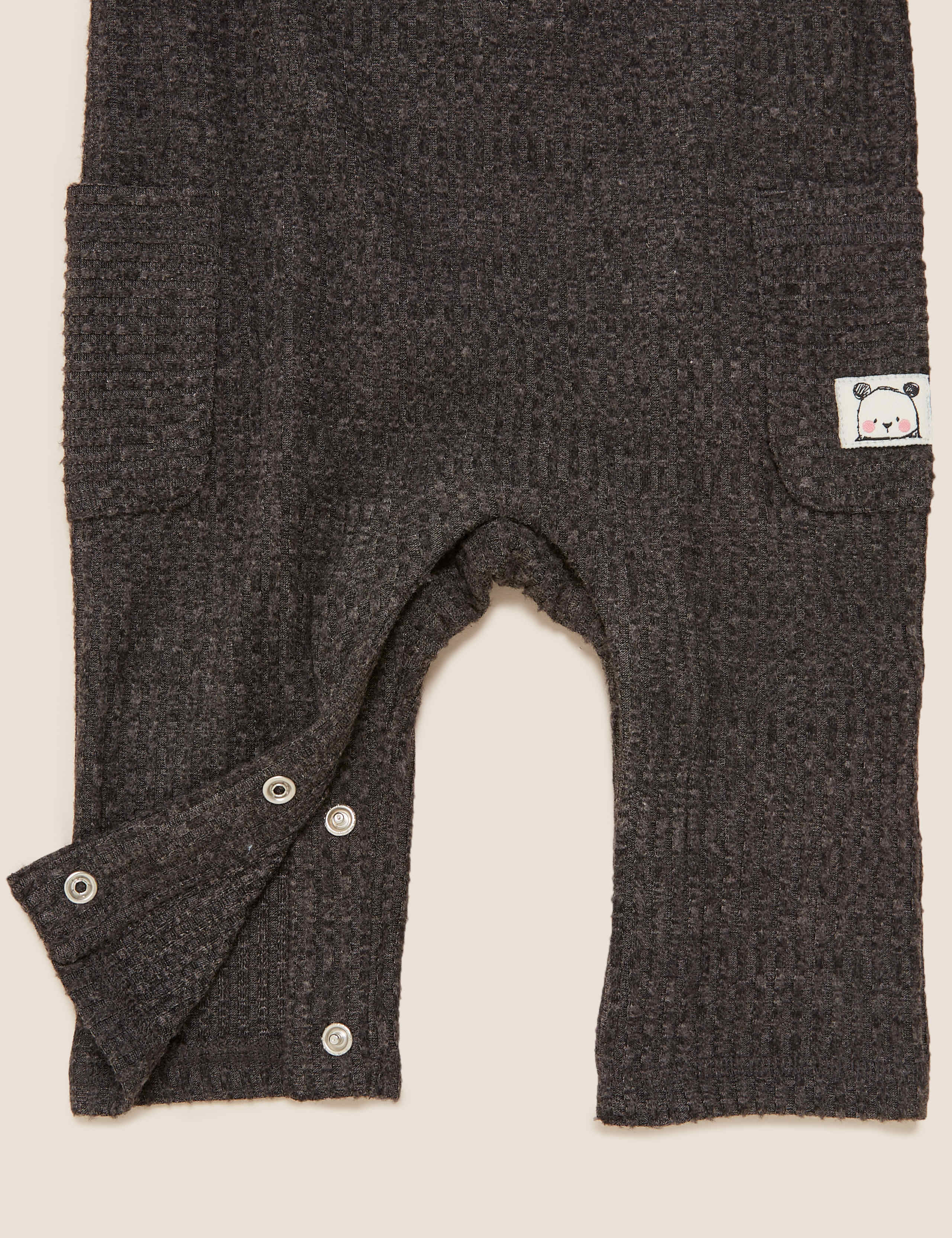 Textured Velour Romper (0-3 Yrs) 3 of 4