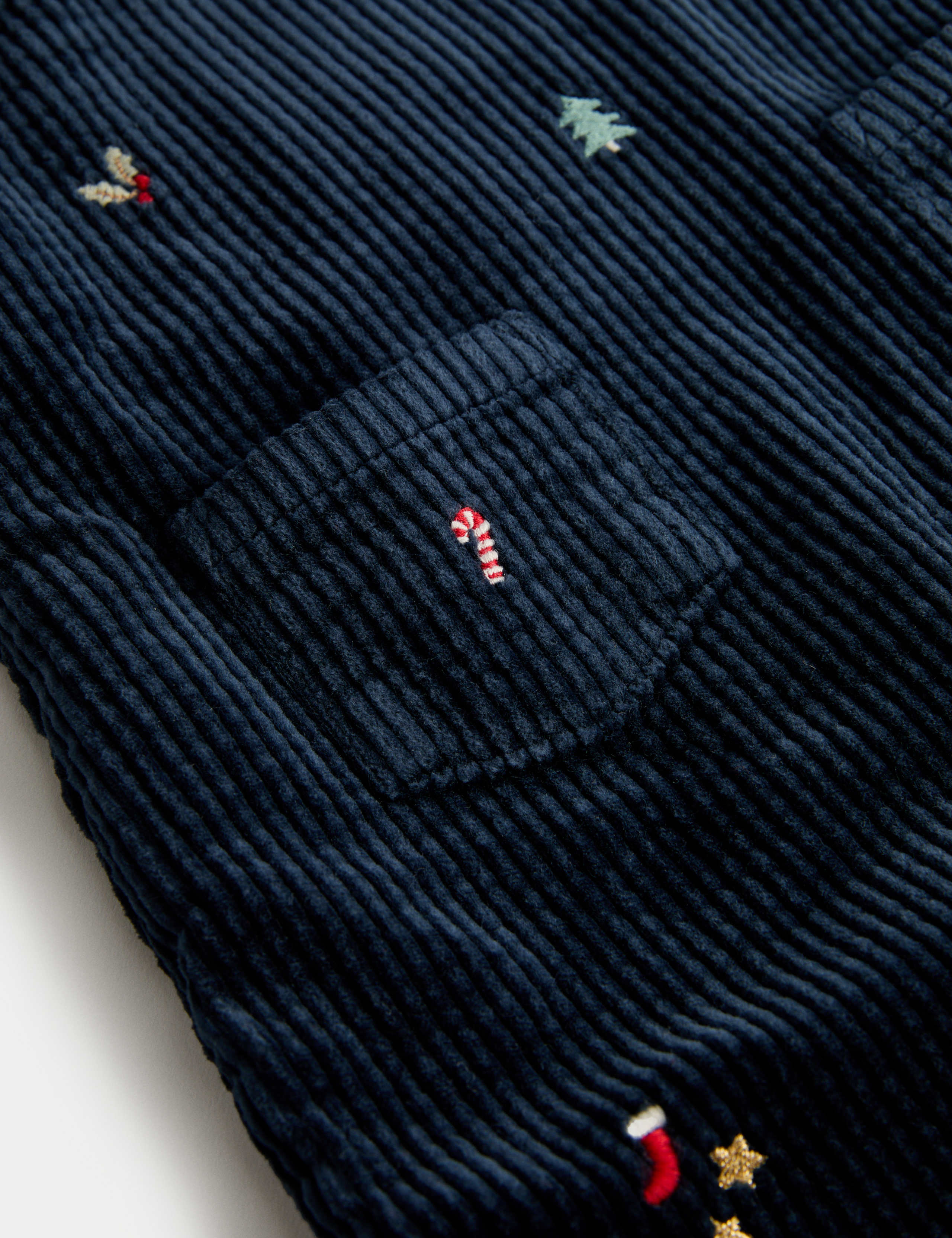 2pc Pure Cotton Christmas Dungaree Outfit (0-3 Yrs) 2 of 3