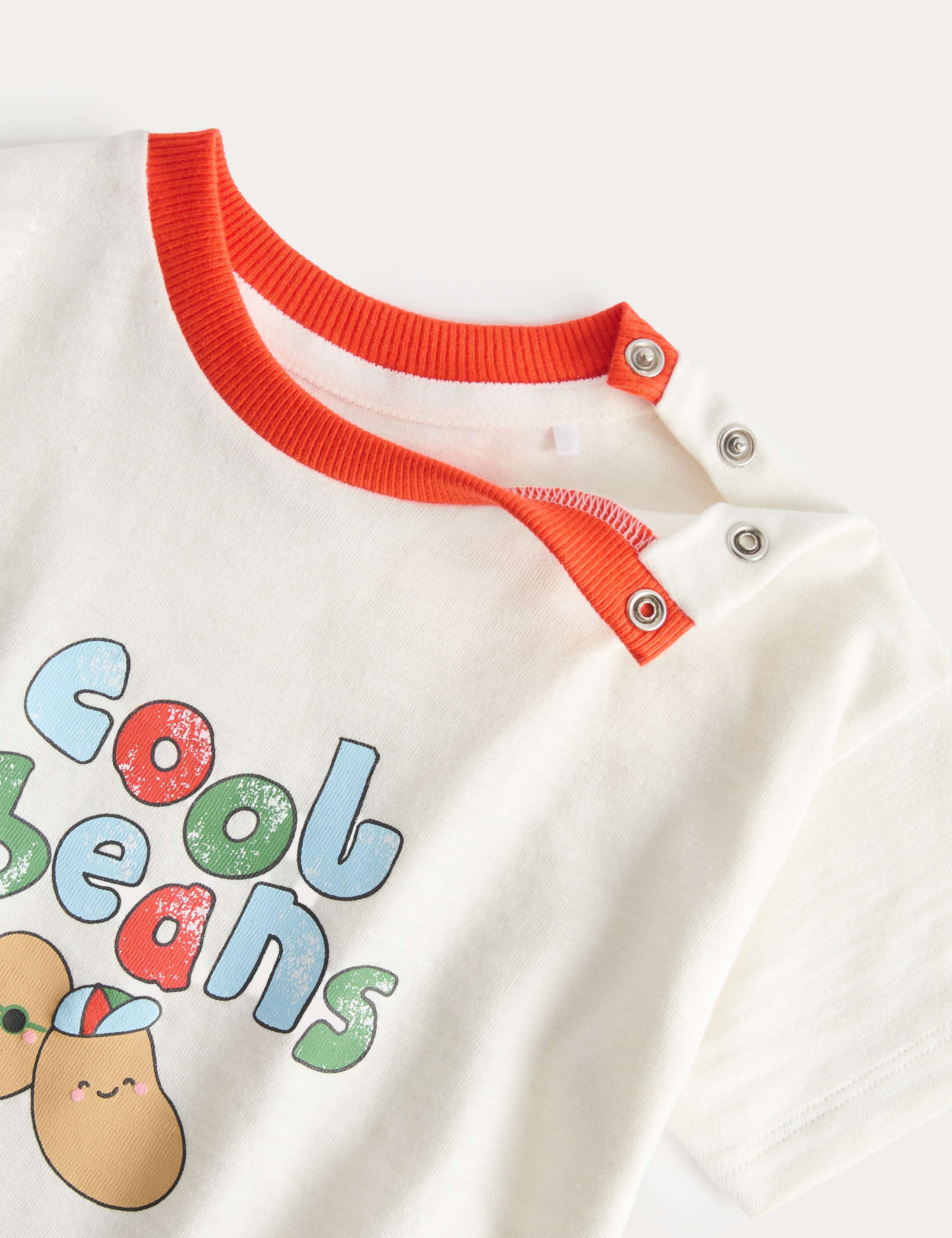 Pure Cotton Cool Beans Graphic T-Shirt (0-3 Yrs) 2 of 2