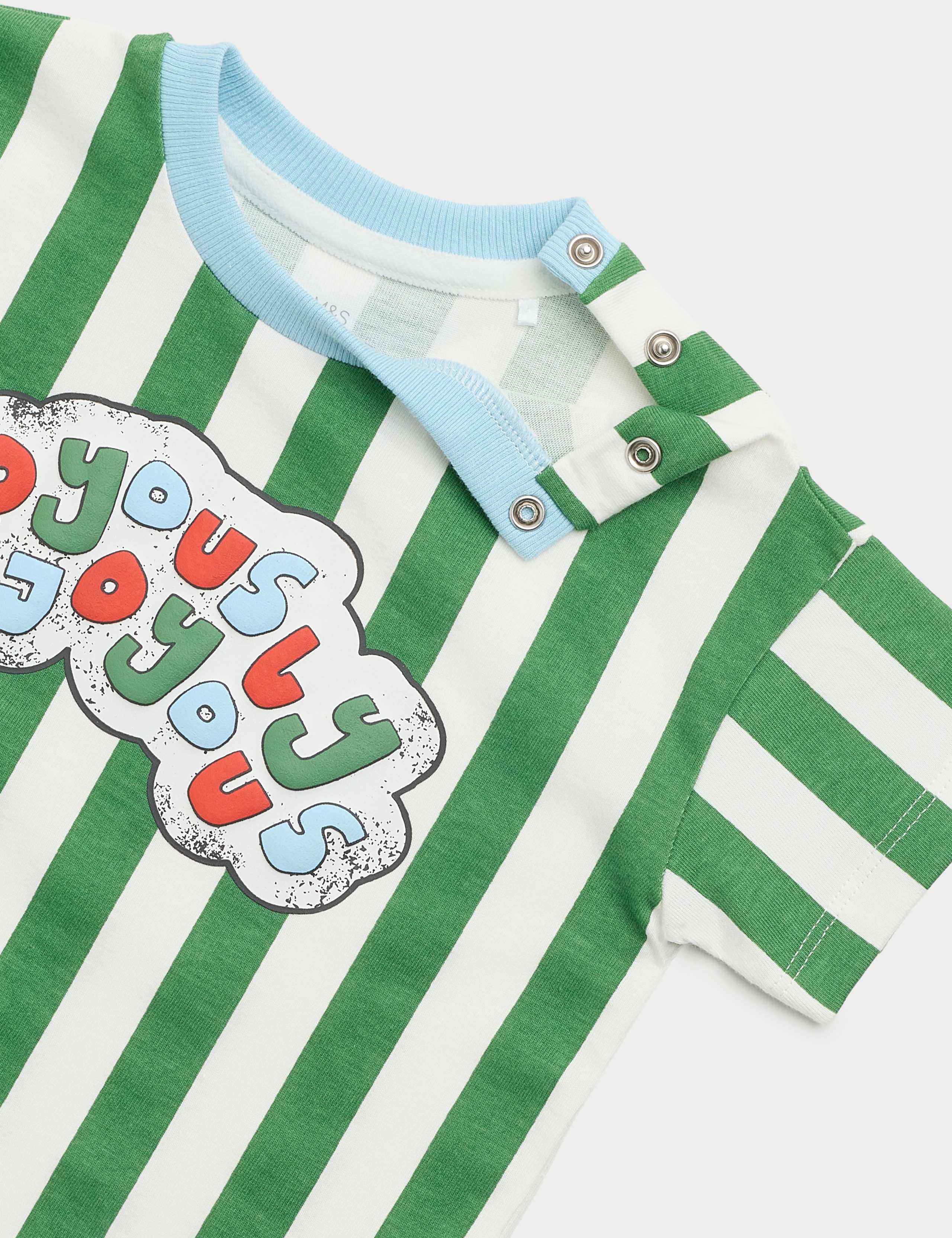 Pure Cotton Joyous Graphic T-Shirt (0-3 Yrs) 2 of 2
