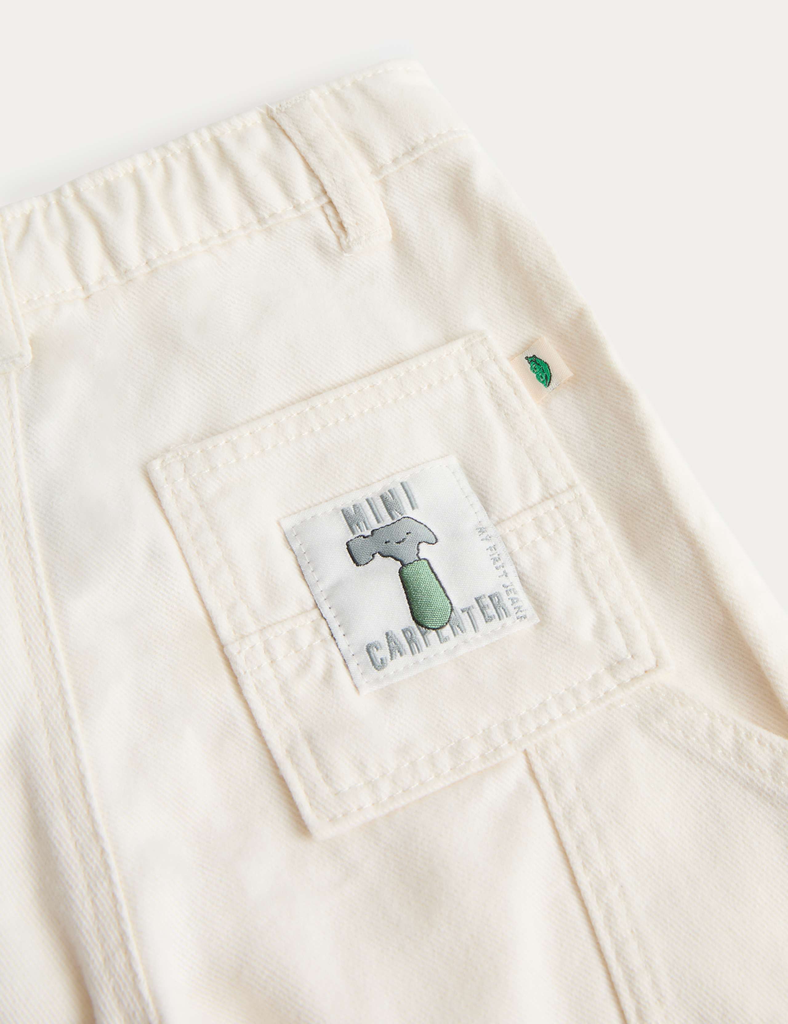 Pure Cotton Carpenter Jeans (0 Months-5 Years) 2 of 2