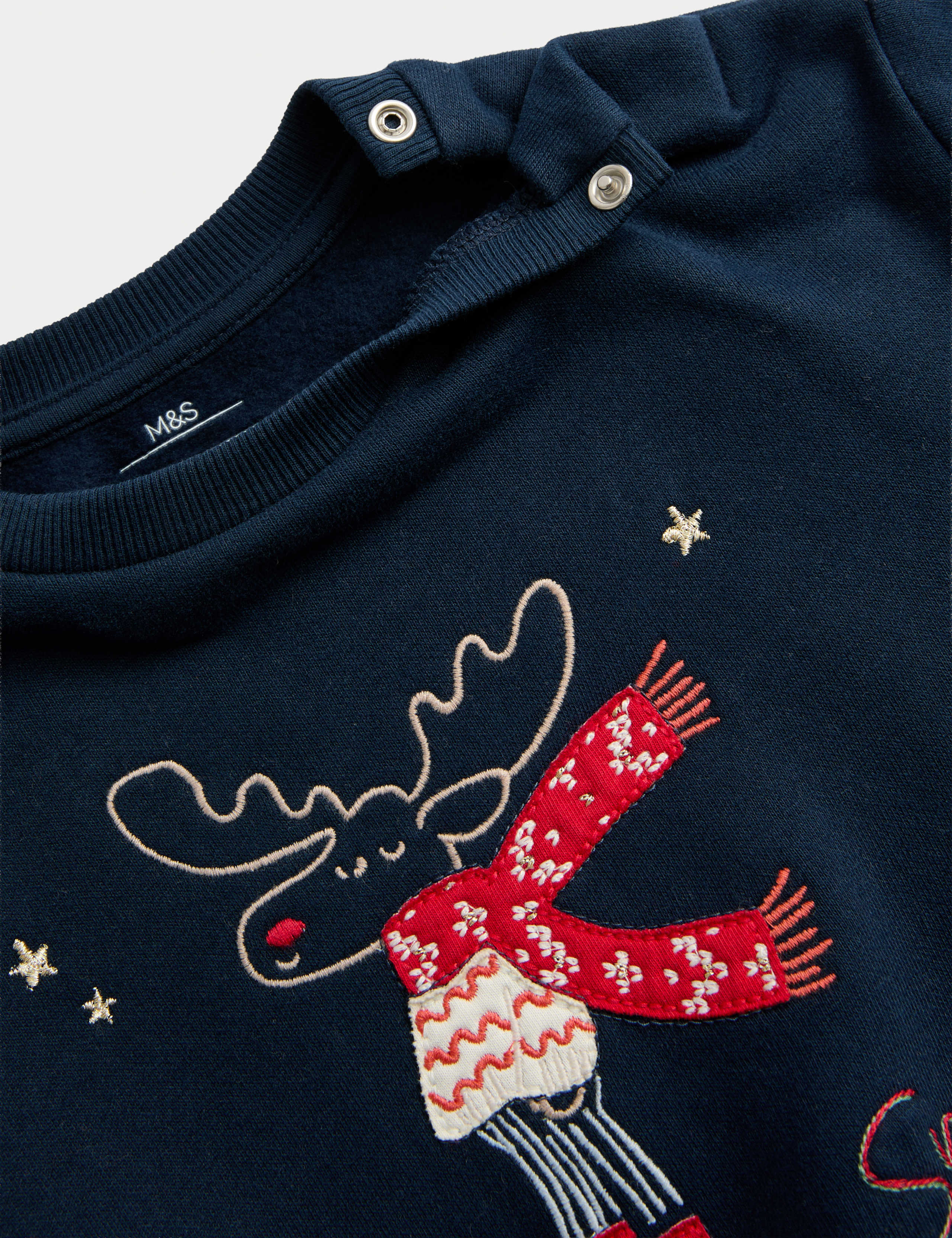 2pc Reindeer Sweatshirt Outfit (0-3 Yrs) 3 of 3