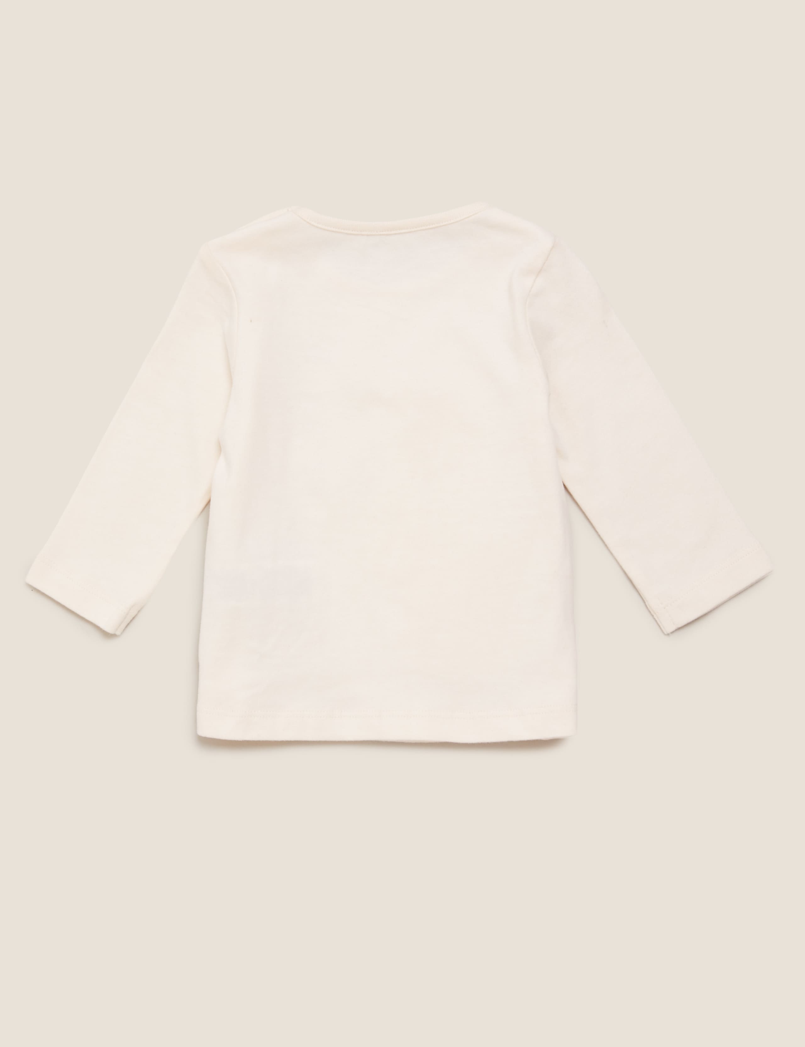 Pure Cotton Panda Long Sleeve Top (0-3 Yrs) 2 of 3