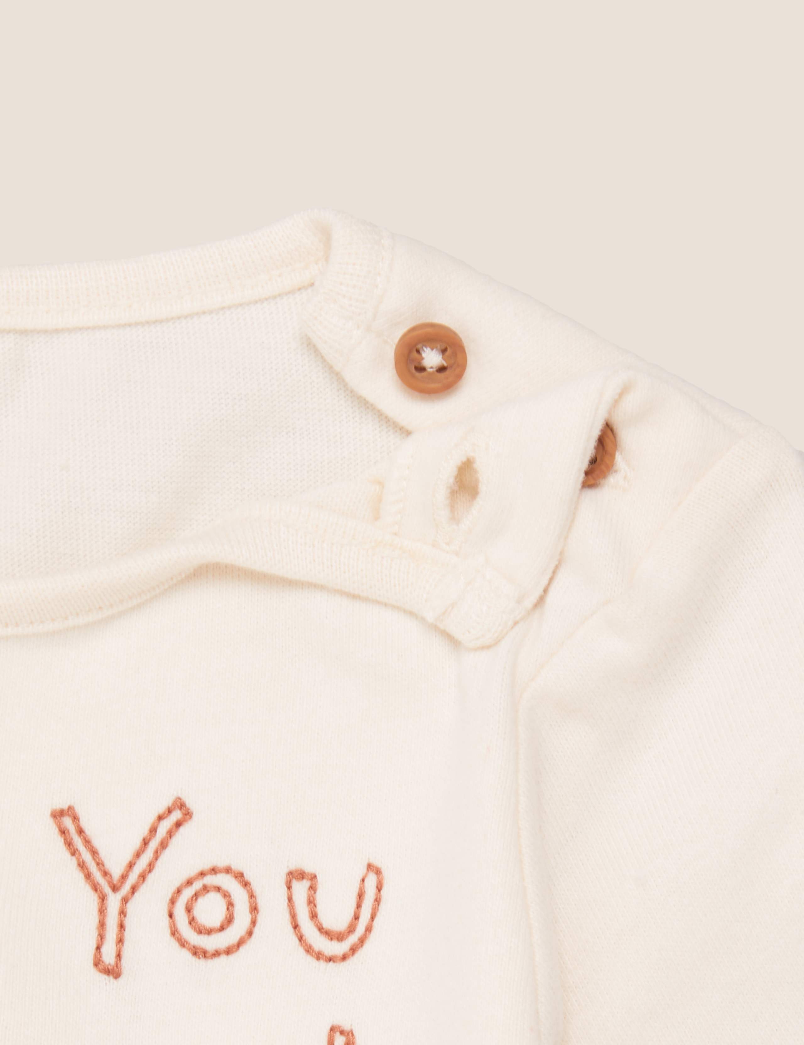 Pure Cotton Panda Long Sleeve Top (0-3 Yrs) 3 of 3