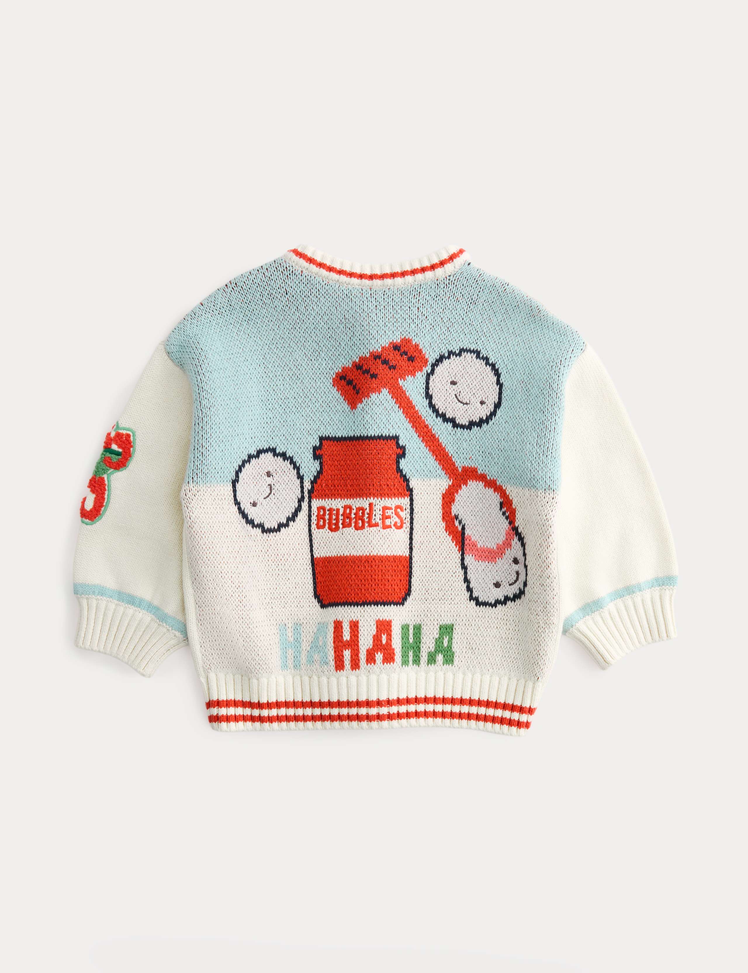 Pure Cotton Graphic Cardigan (0-5 Yrs) 2 of 2