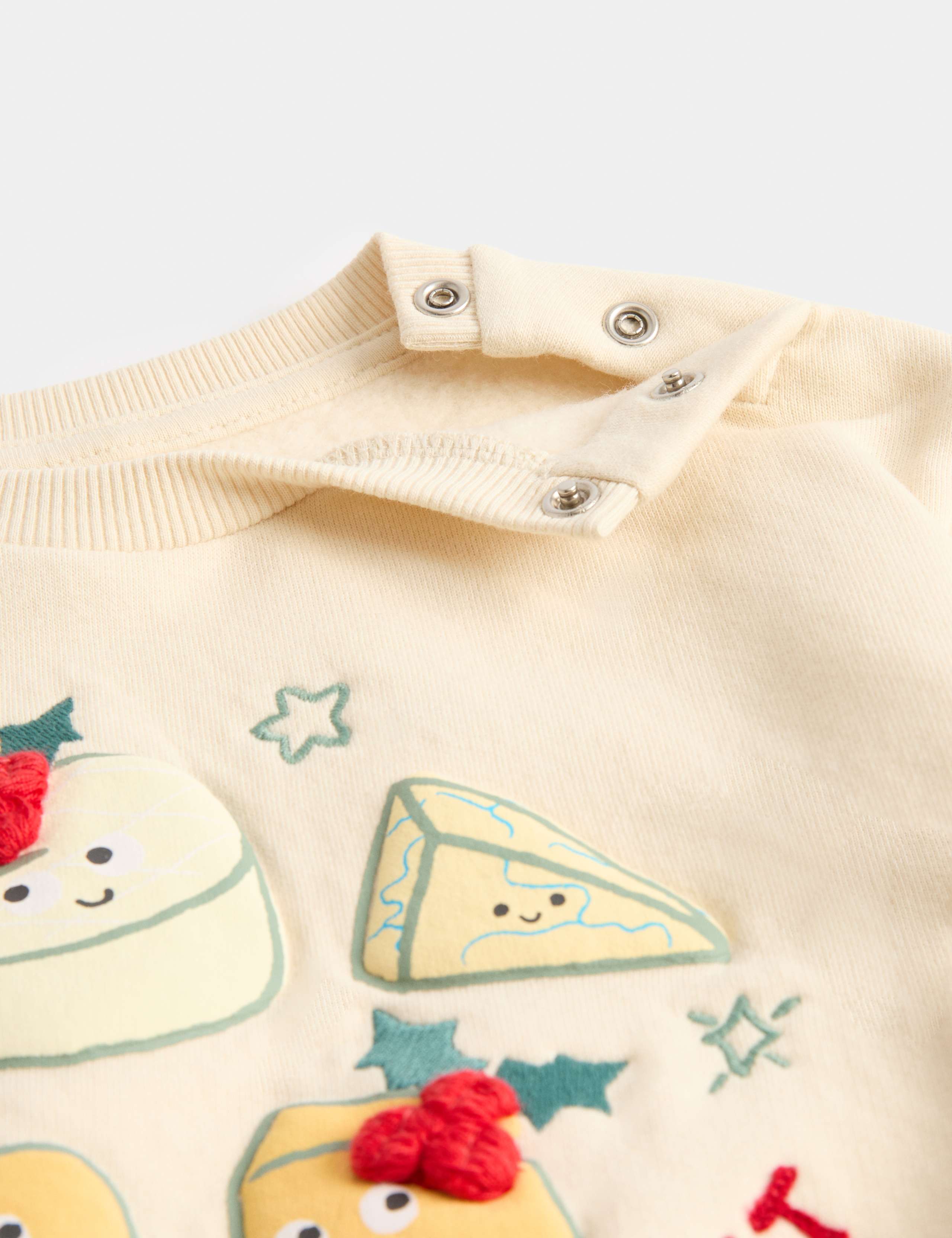 Cotton Rich Patterned Novelty Jumper 2 of 2