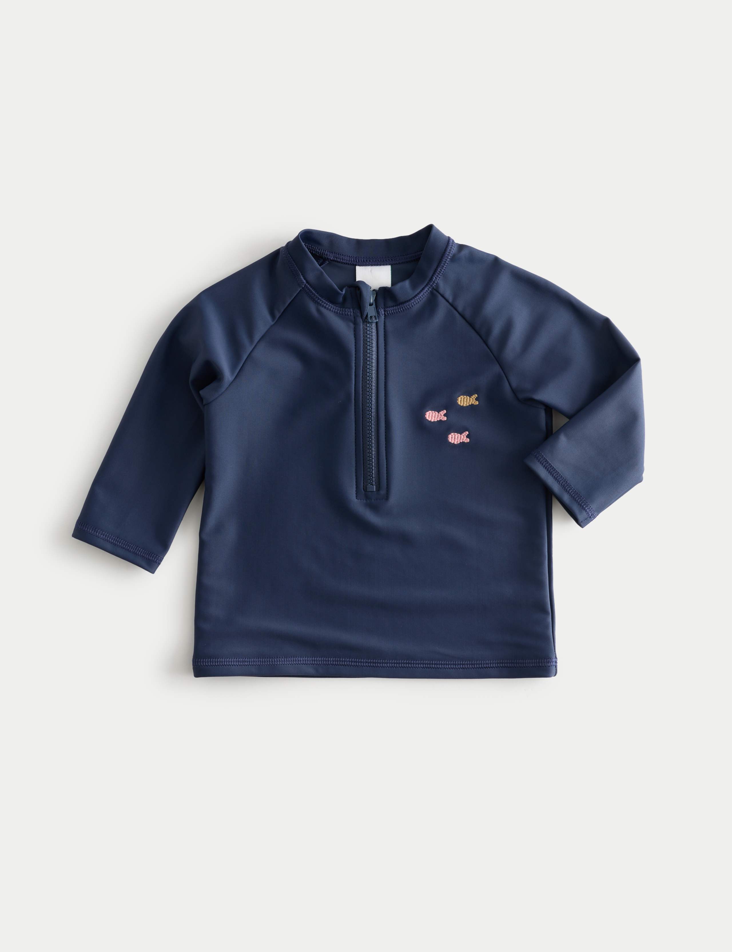 Fish Embroidery Rash Vest (0 Mths - 5 Yrs) 1 of 2