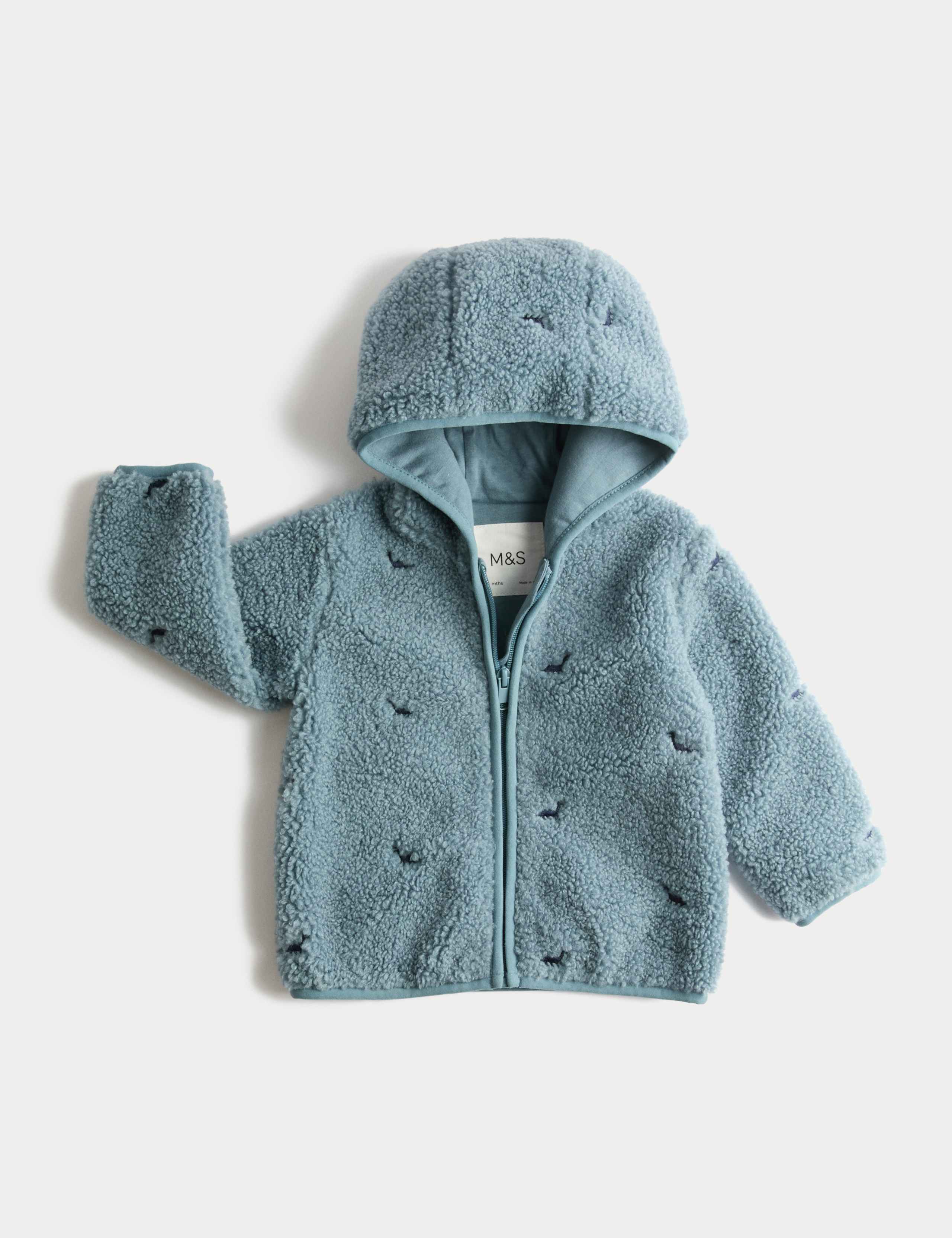 Dino Borg Hooded Jacket (0-3 Yrs) 1 of 2