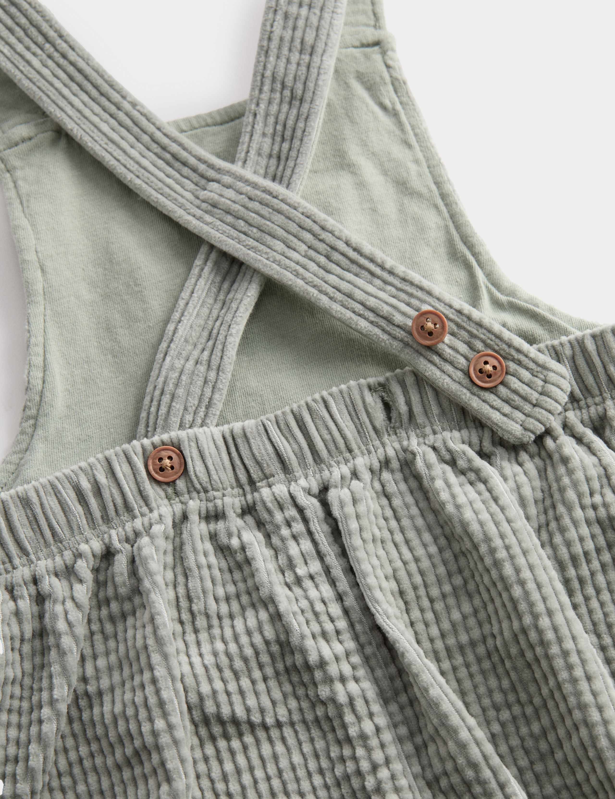 2pc Peter Rabbit™ Cord Dungarees and Top Outfit (0 Mths-3 Yrs) 2 of 3