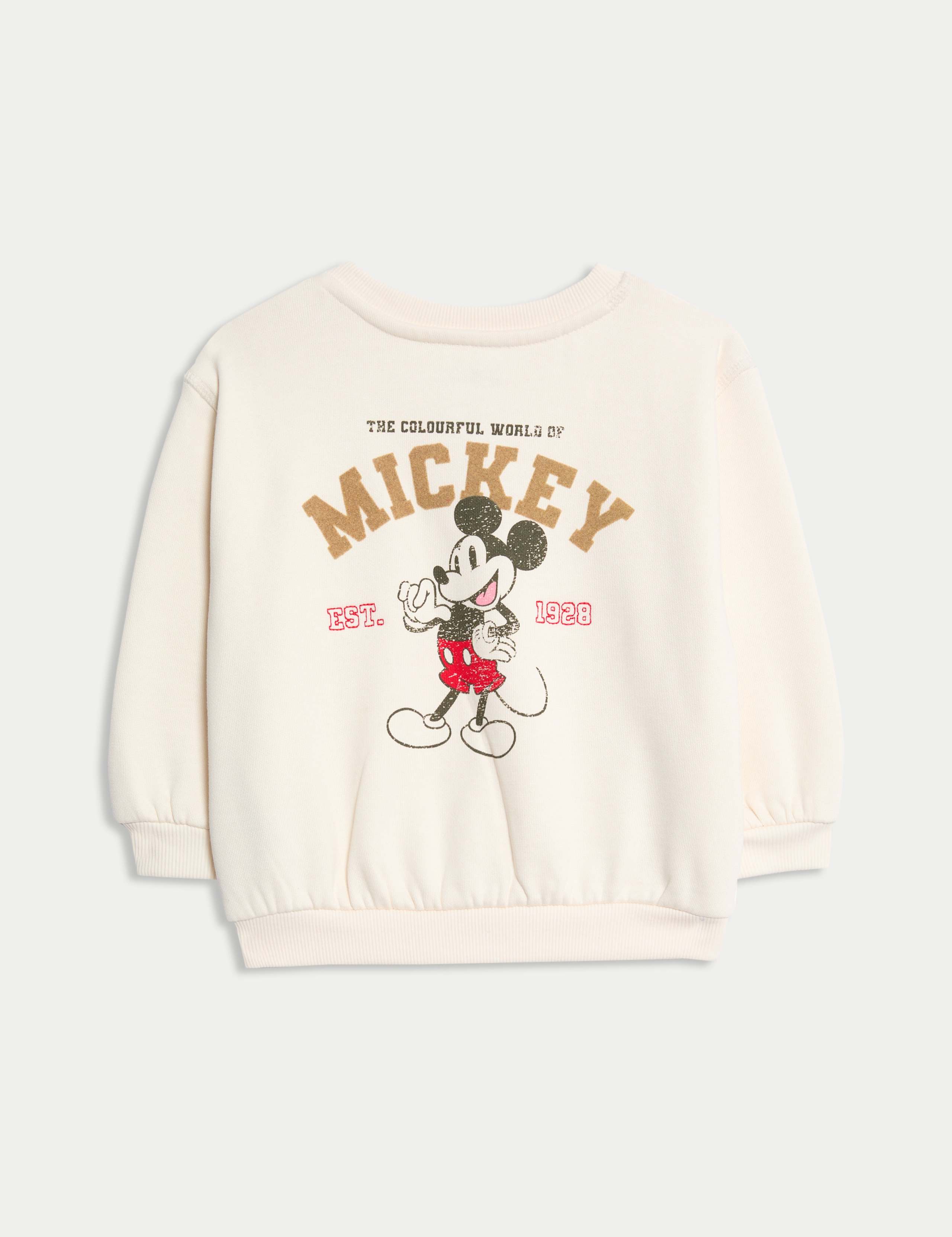 Cotton Rich Mickey Mouse™ Sweatshirt (0-3 Yrs) 5 of 5